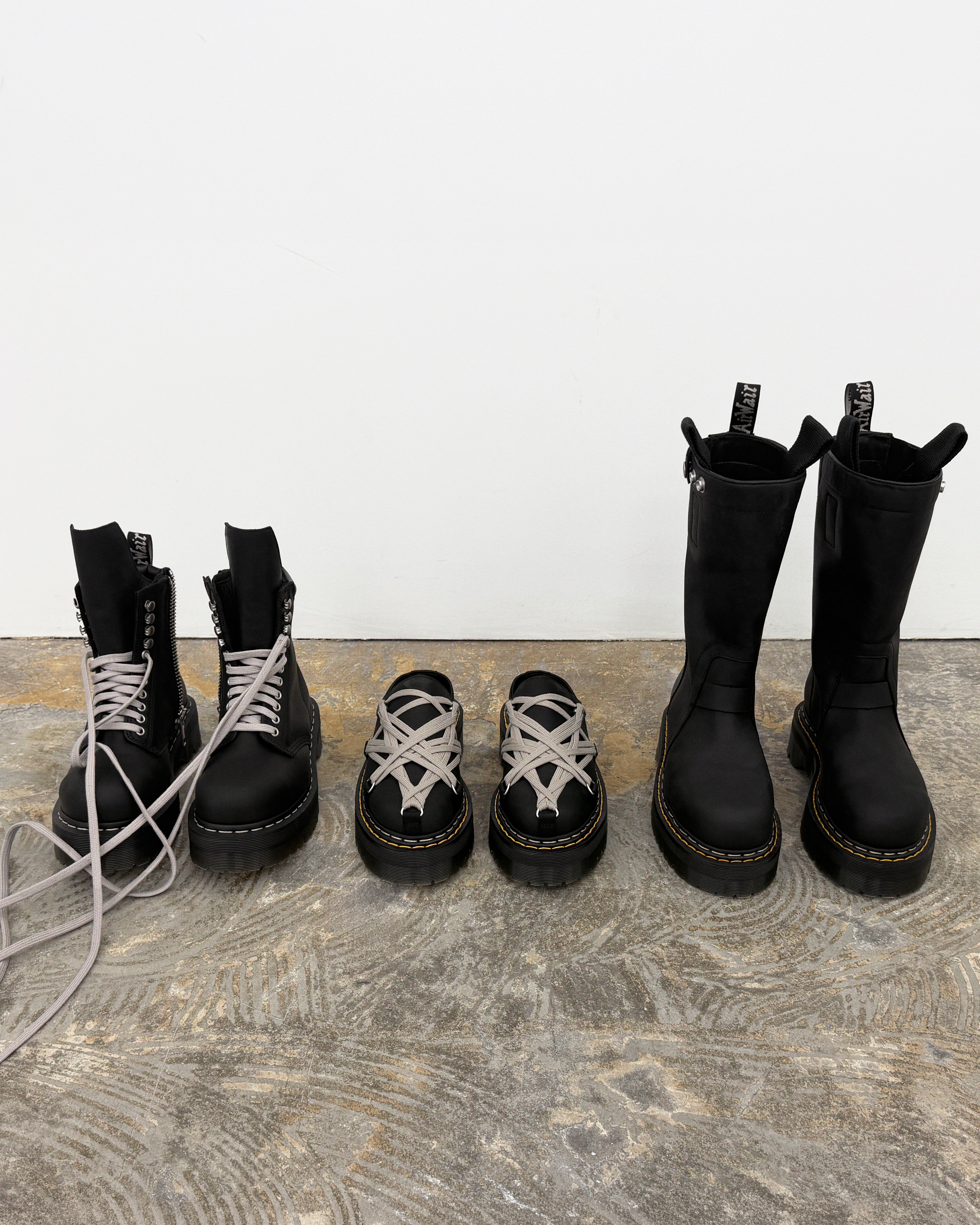 Dr. Martens x Rick Owens ブーツ　最終値下げ Rick Owens × Dr.Martens 新作9月18日(金)発売