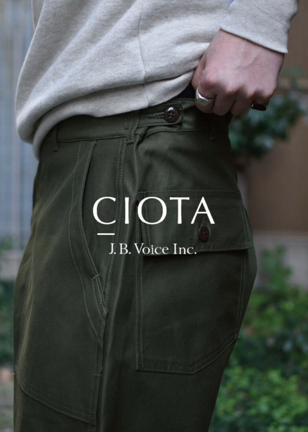 CIOTA for J.B. Voice "BAKER PANTS" 2月10日 (土)発売