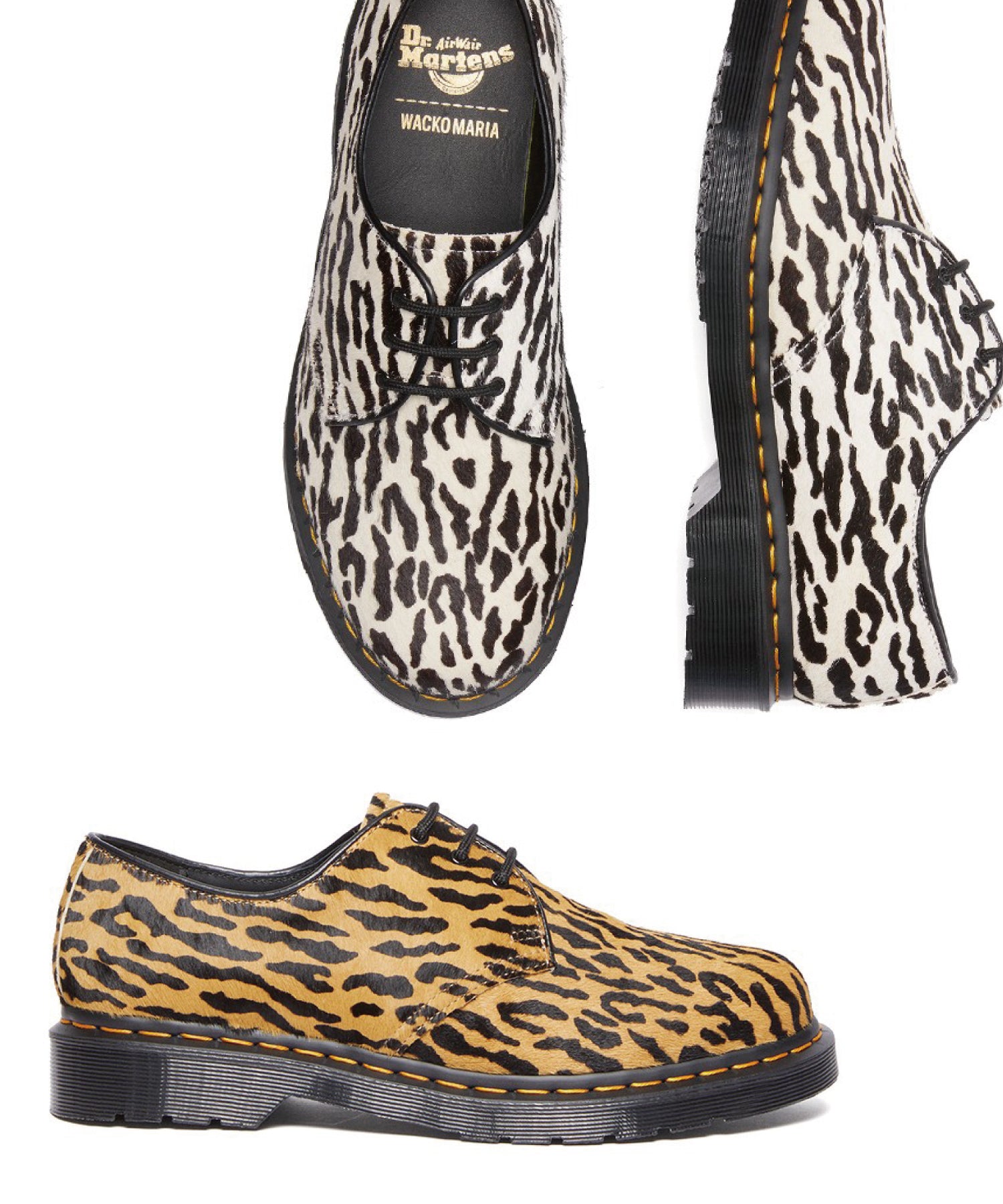 WACKO MARIA × Dr.MartensのLEOPARD 3EYE SHOE