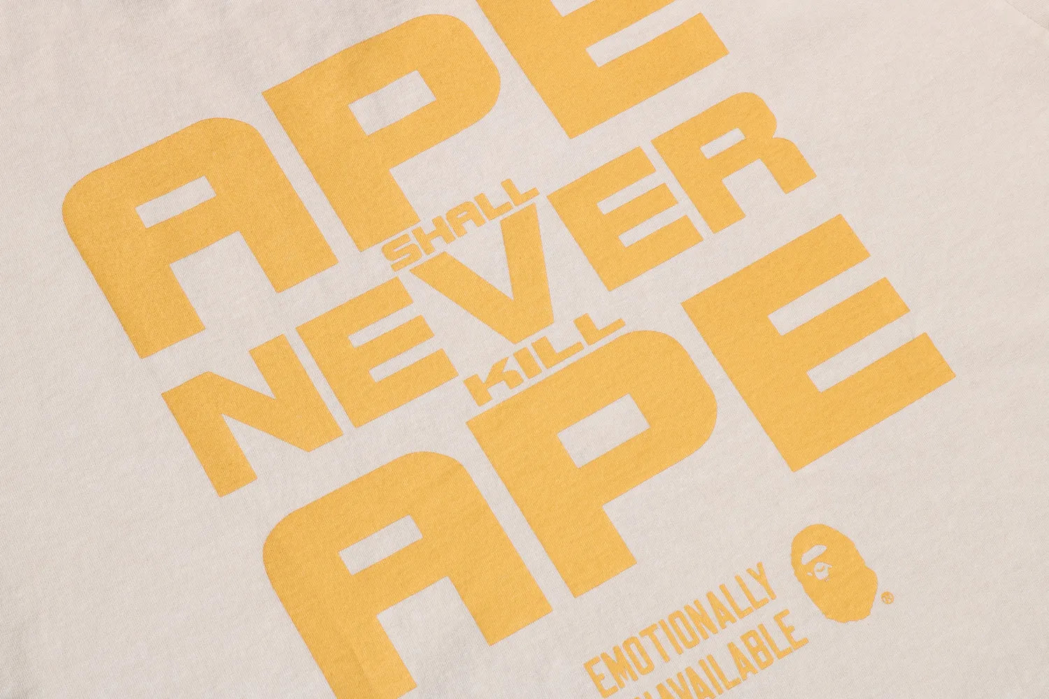 Emotionaly Unavailable × A BATHING APE®︎ / EU APE SS TEE (EU-MK8-0000-C07)