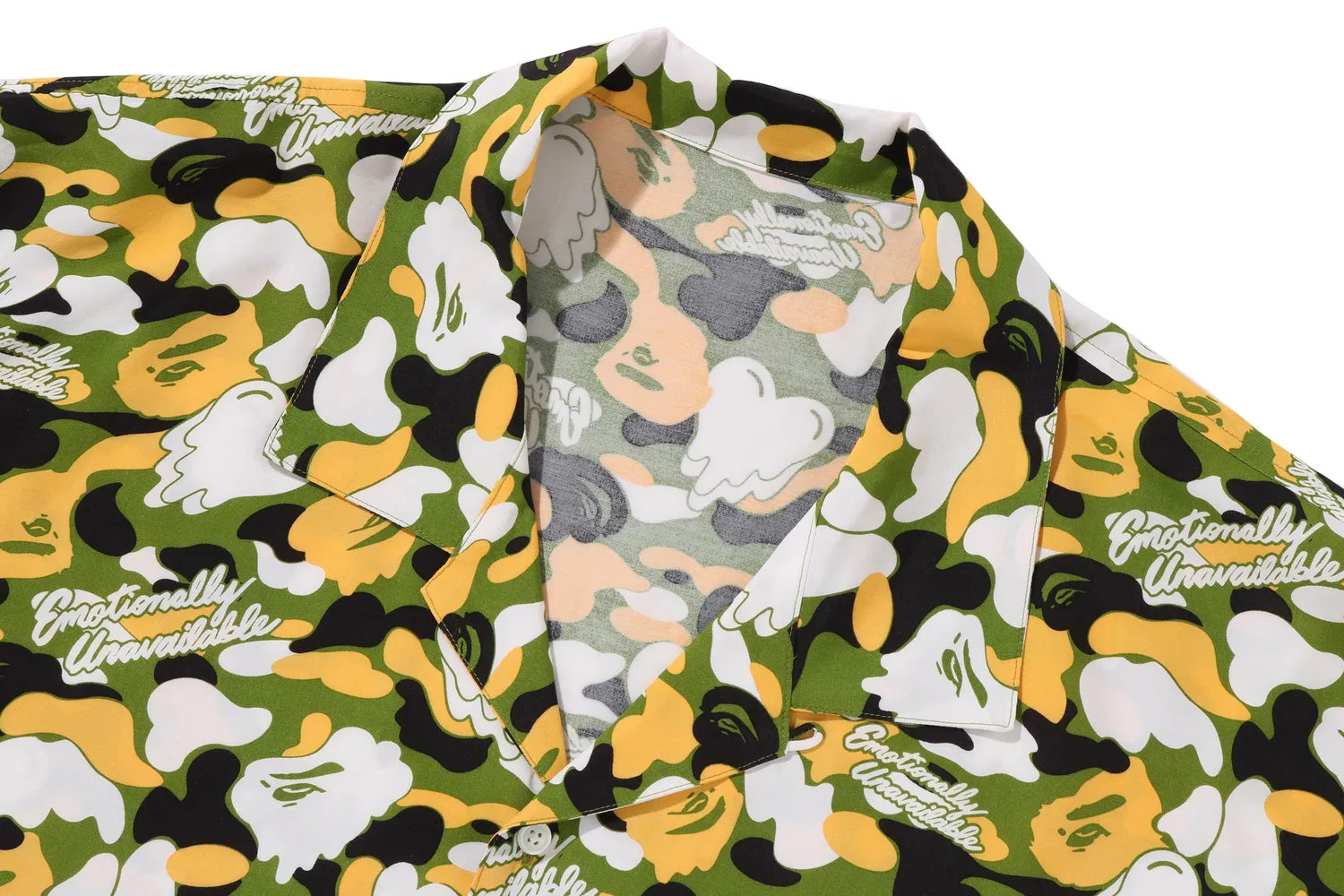 Emotionaly Unavailable × A BATHING APE®︎ / EU APE ALOHA SHIRT (EU-MK8-0000-02)