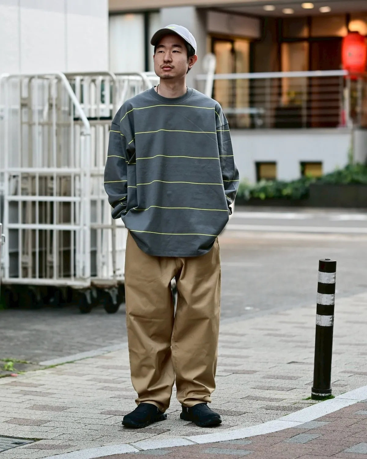FreshService / PIN BORDER L/S TEE (FSC263-70089)