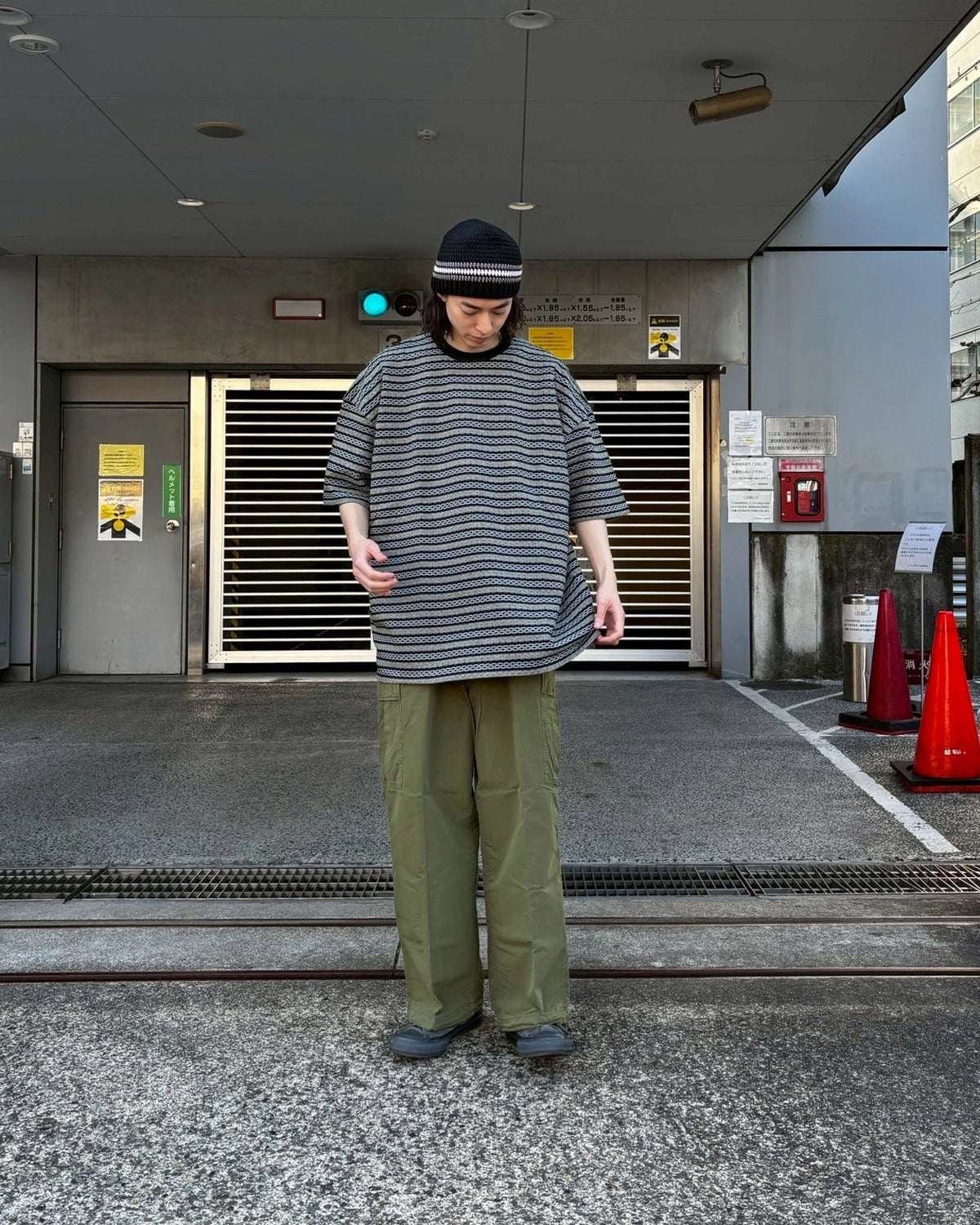COOTIE PRODUCTIONS® / Jacquard Border S/S Tee (CTE-25S321)