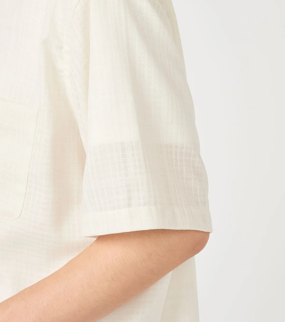 nanamica / Open Collar Panama S/S Shirt (S26SG066)