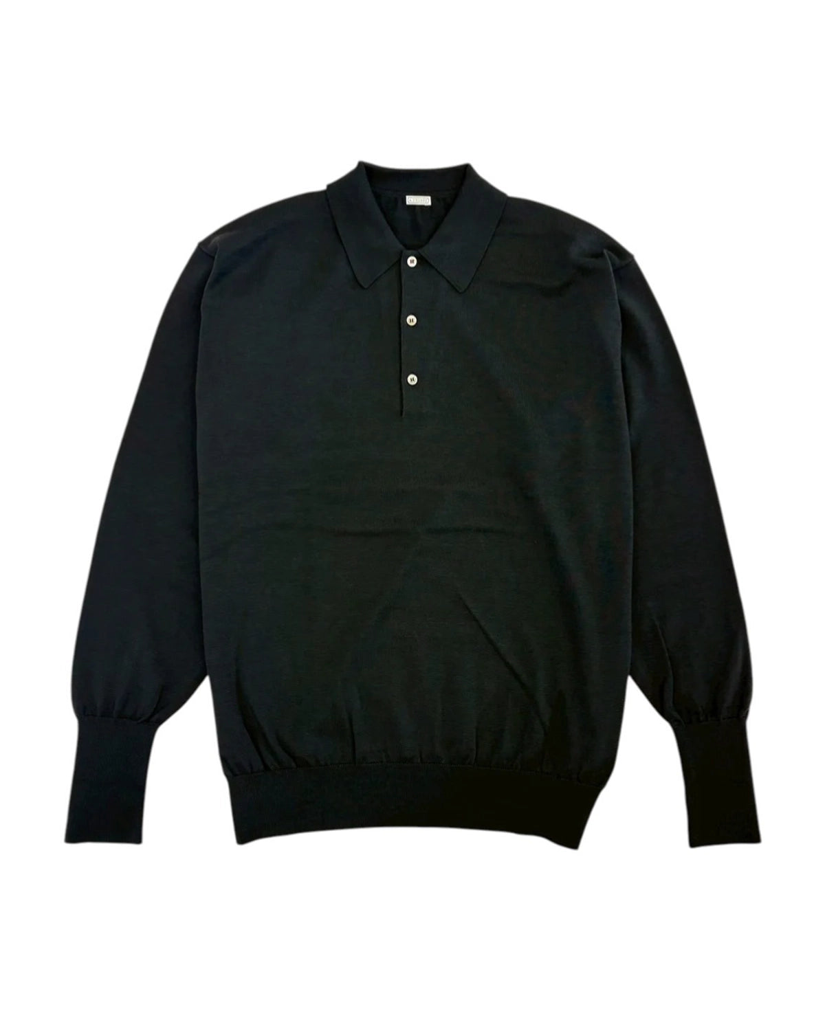 A.PRESSE / Wool Knit L/S Polo Shirts (25AAP-03-08)