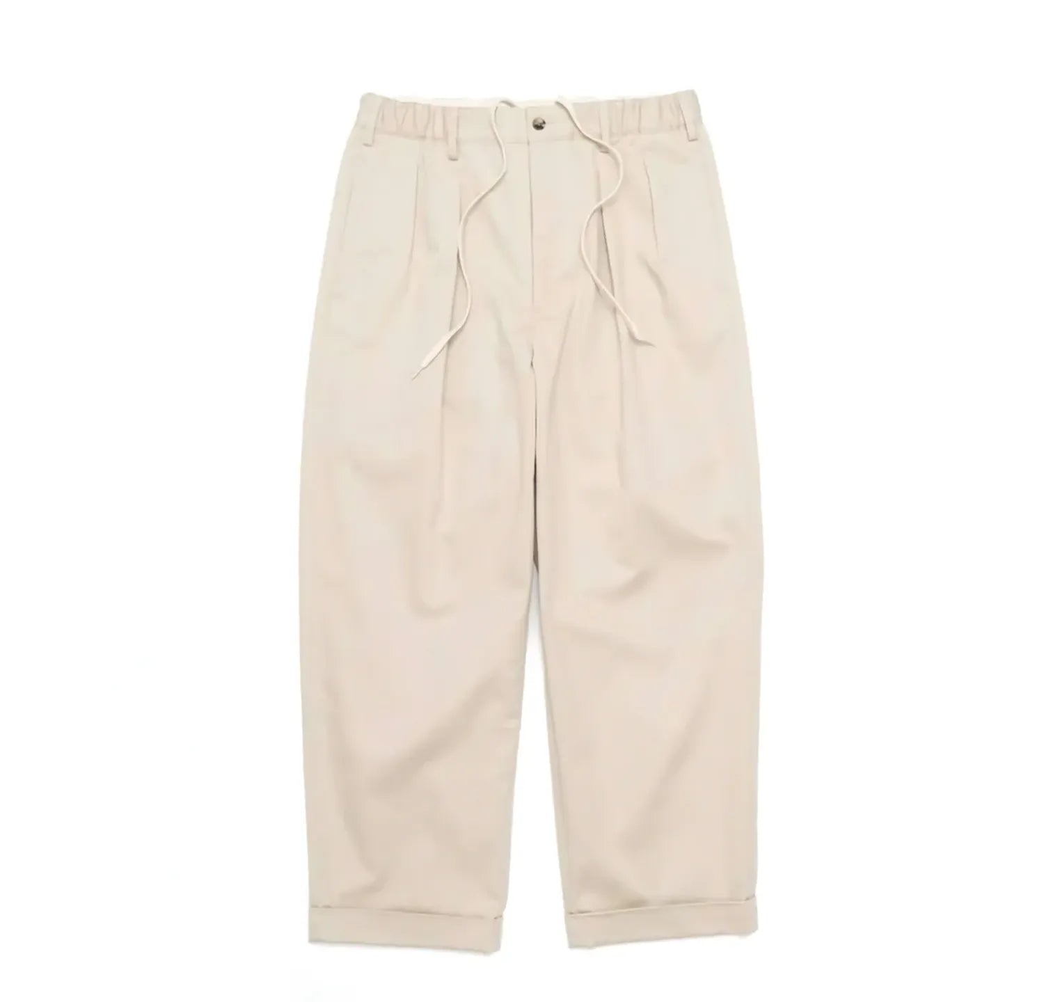 TapWater / Cotton Chino Tuck Trousers