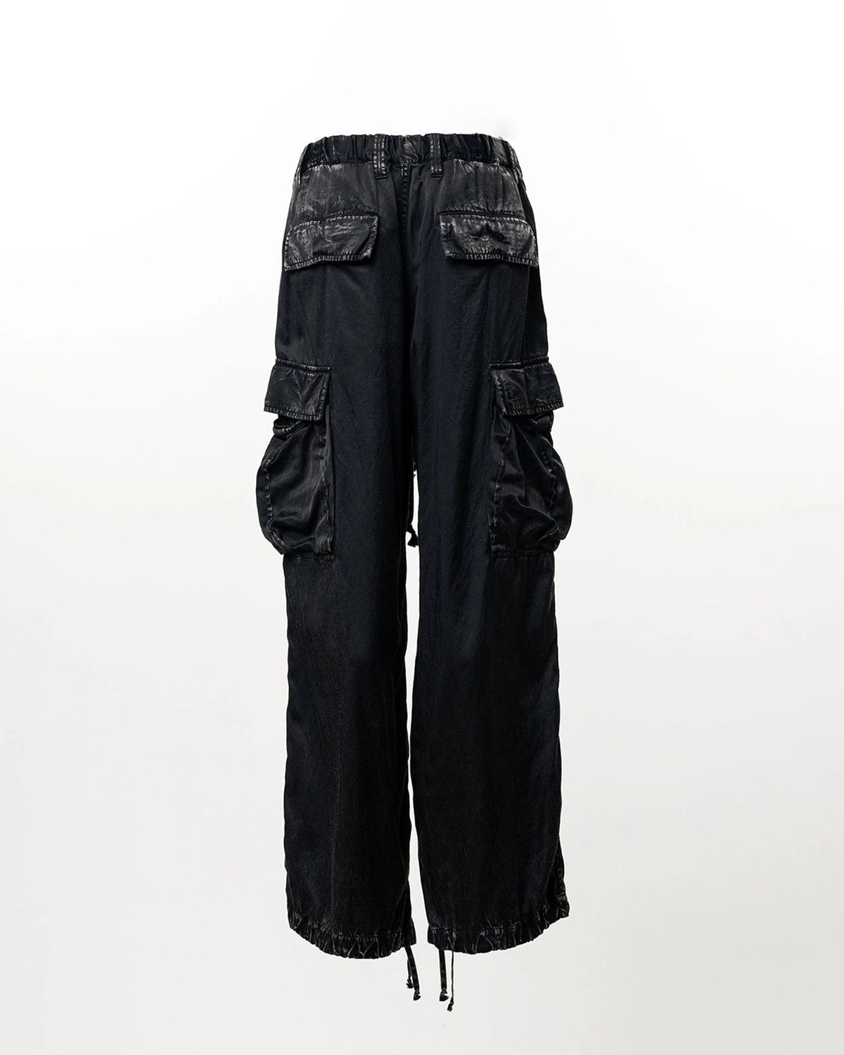 Maison MIHARA YASUHIRO / Satin Cargo Pants-Women's- (K16PT381)