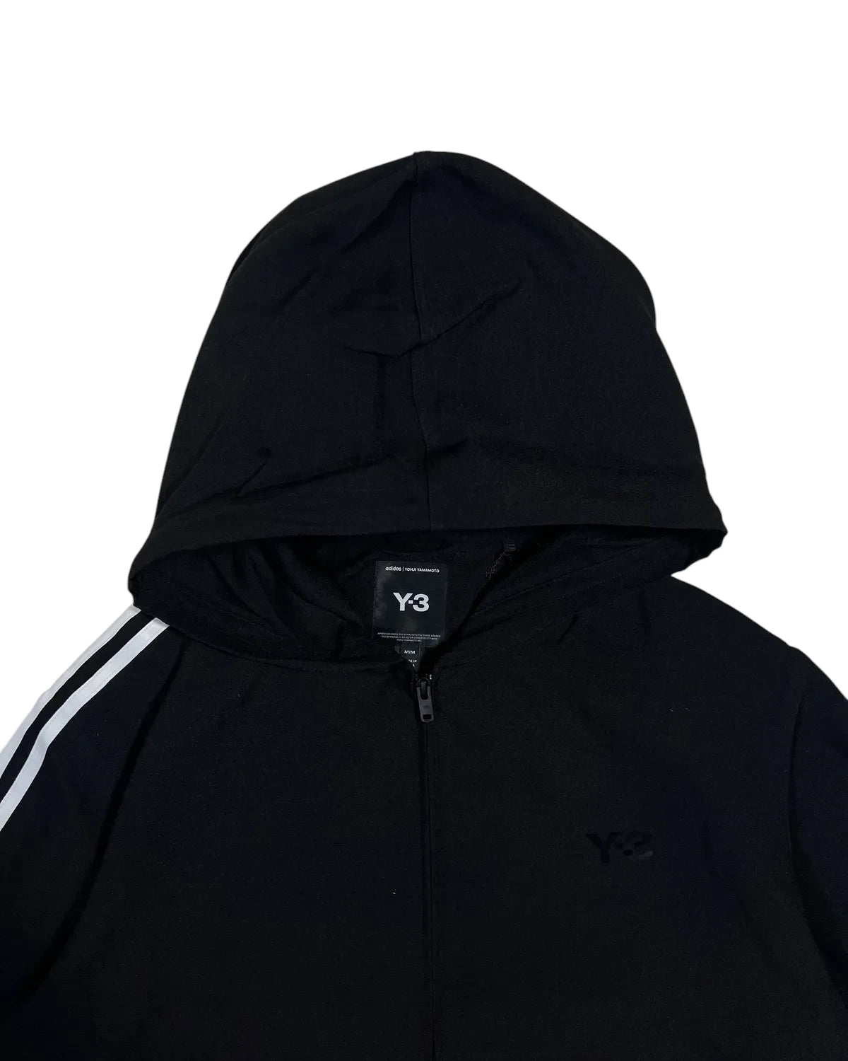 Y-3 / U HOODED TRACK TOP 3STRIPE (JW7354-APPA25)