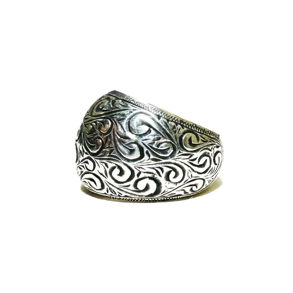 ANTIDOTE BUYERS CLUB / Engraved Corleone Ring (RX-722-1)