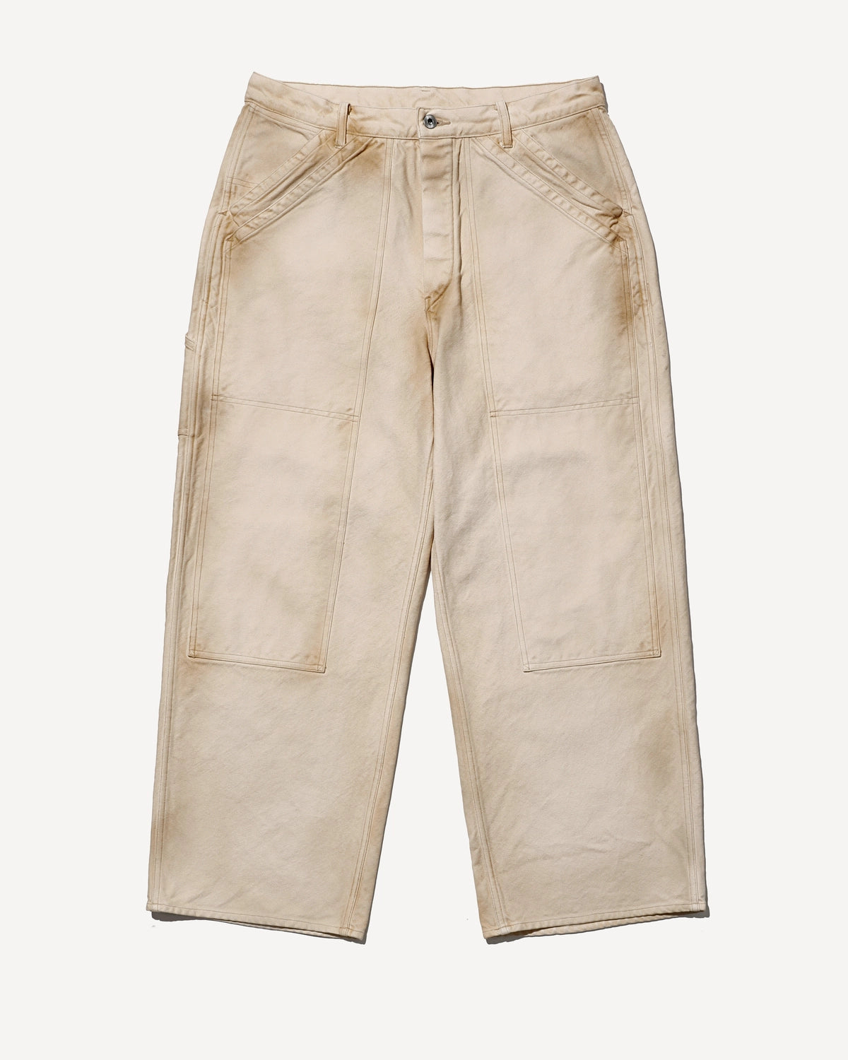 A.PRESSE / Vintage Silk Hemp Double Knee Pants (25AAP-04-07)