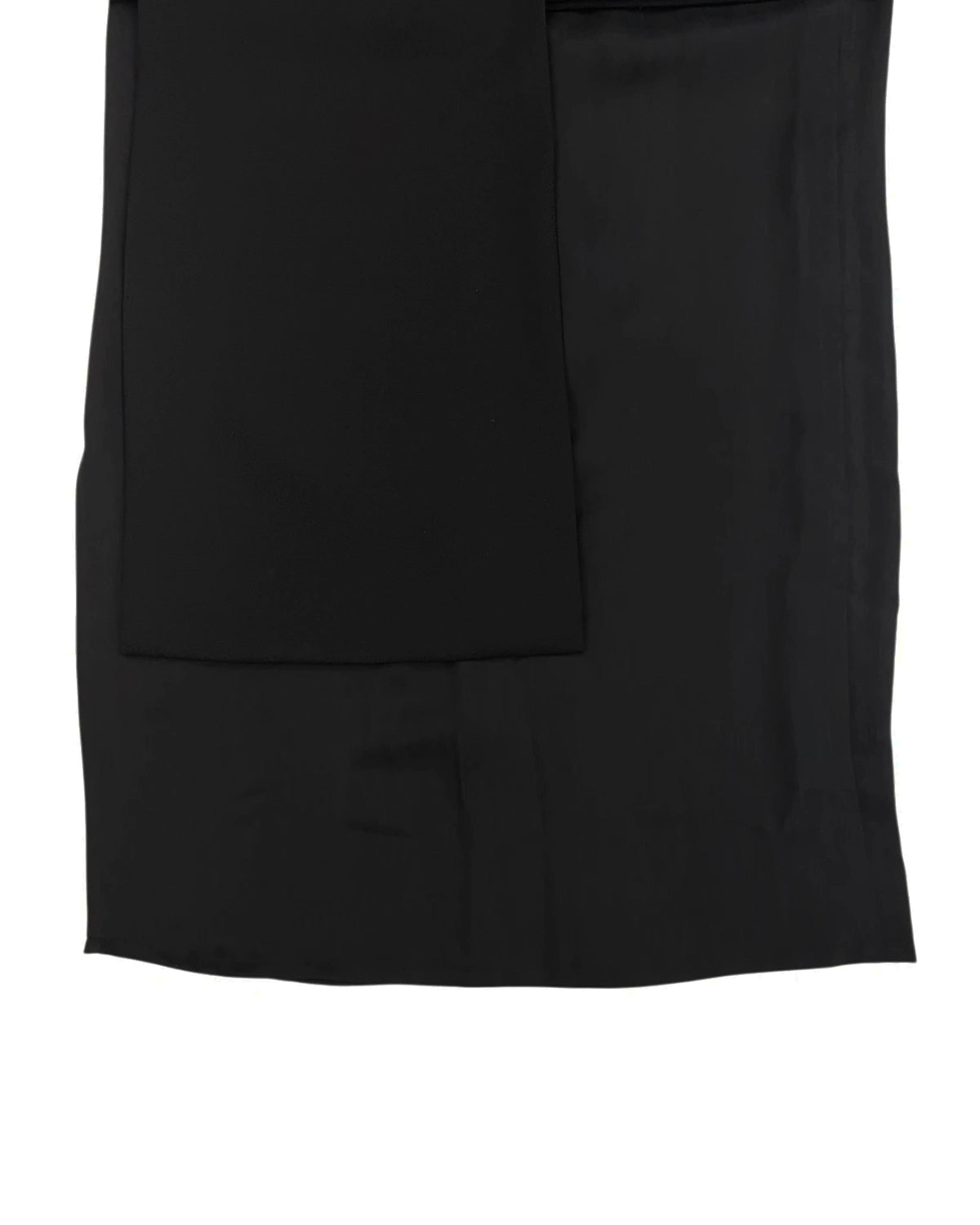 BOWTE / BLUEFACED WORSTED DRESS WITH LONG TRAIN (252-09-0003)