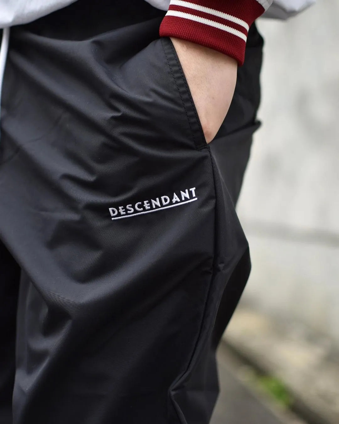 DESCENDANT / WHARF NYLON TROUSERS