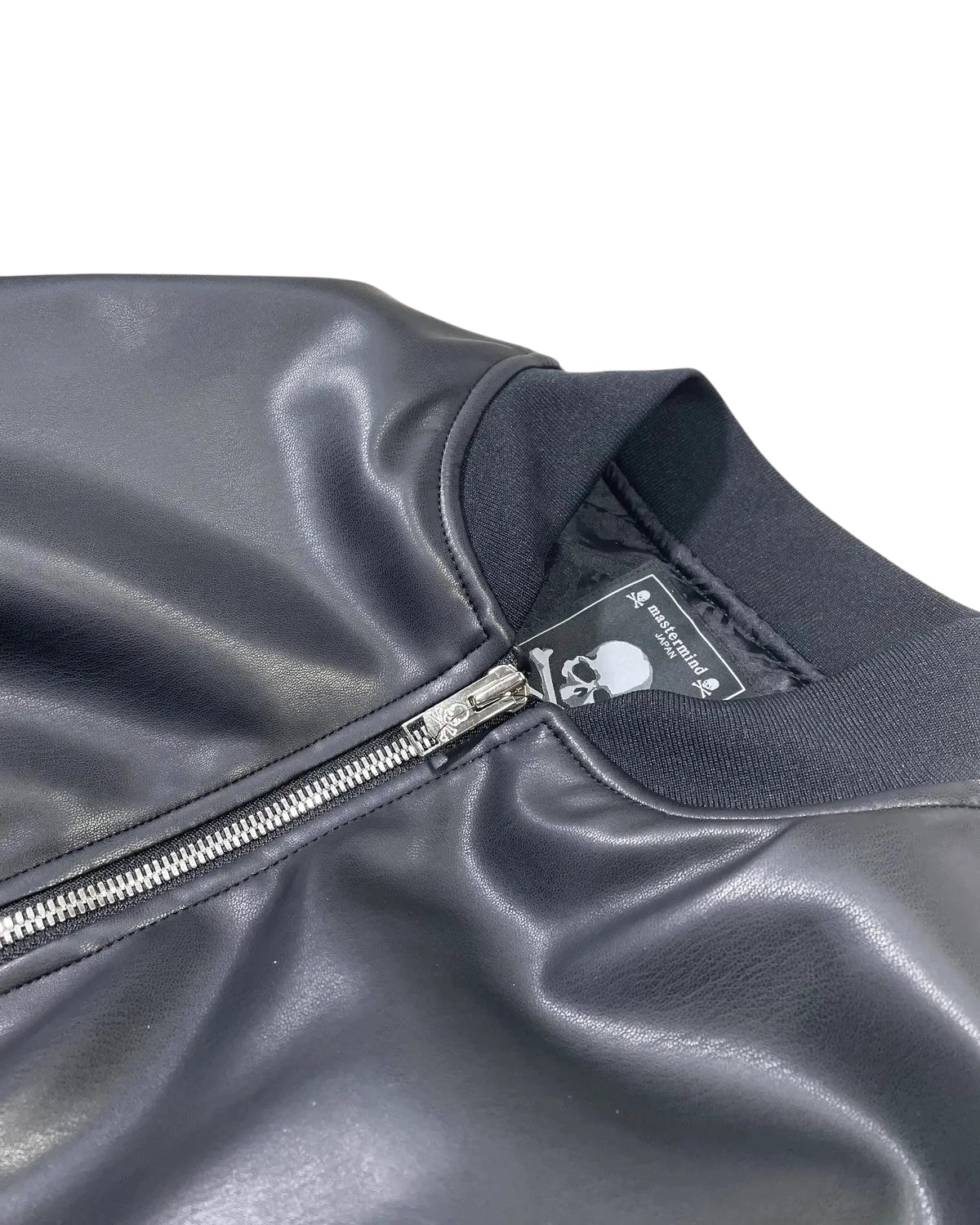 mastermind JAPAN / MJ FAUX LEATHER MA-1 (MJ25E-15-BL024)