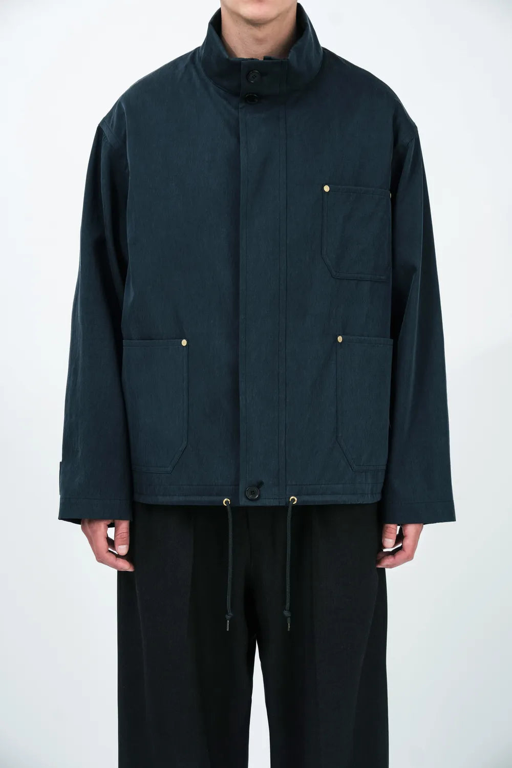 A.PRESSE / Cotton Silk Yacht Jacket (26SAP-01-32)
