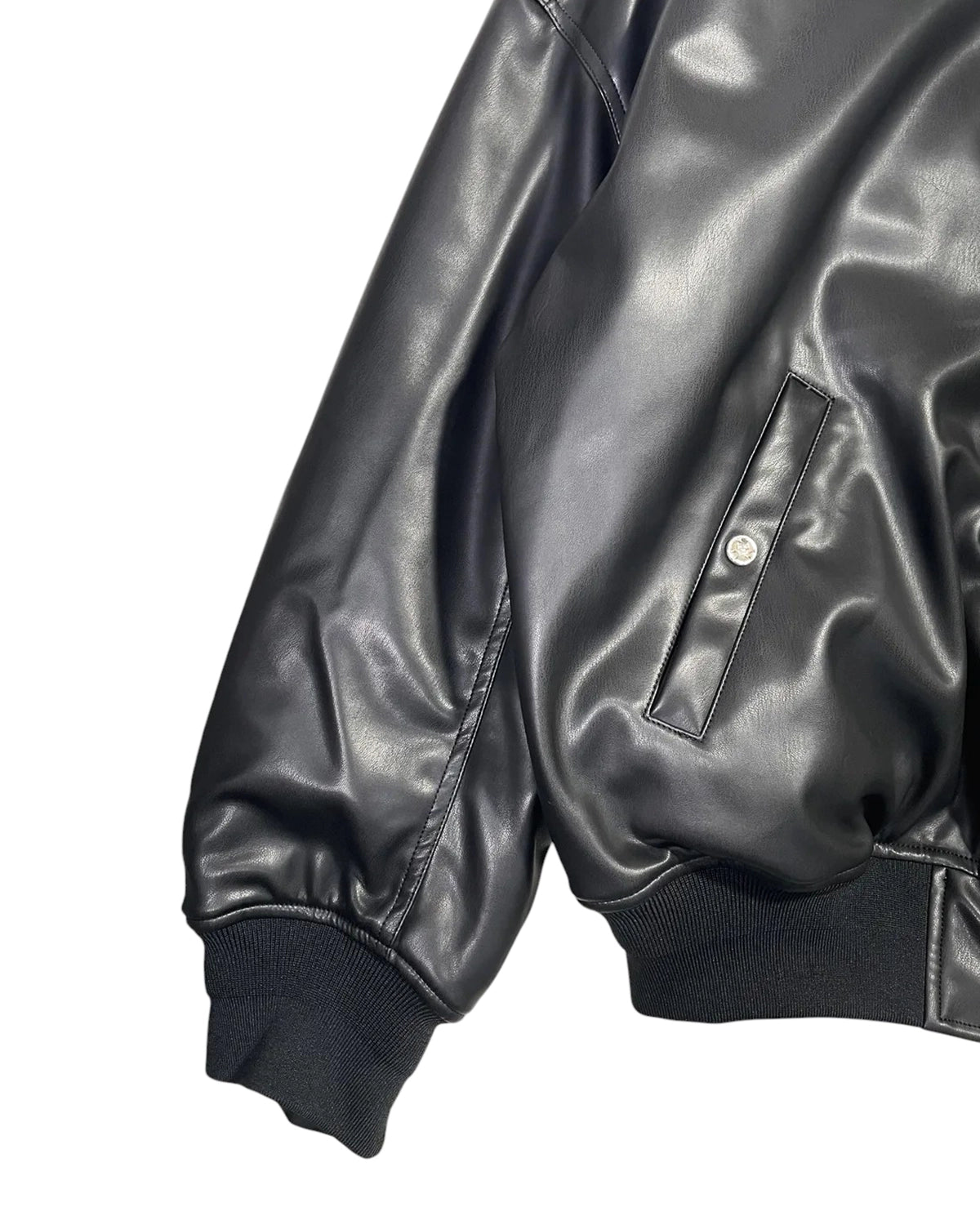 mastermind JAPAN / MJ FAUX LEATHER MA-1 (MJ25E-15-BL024)