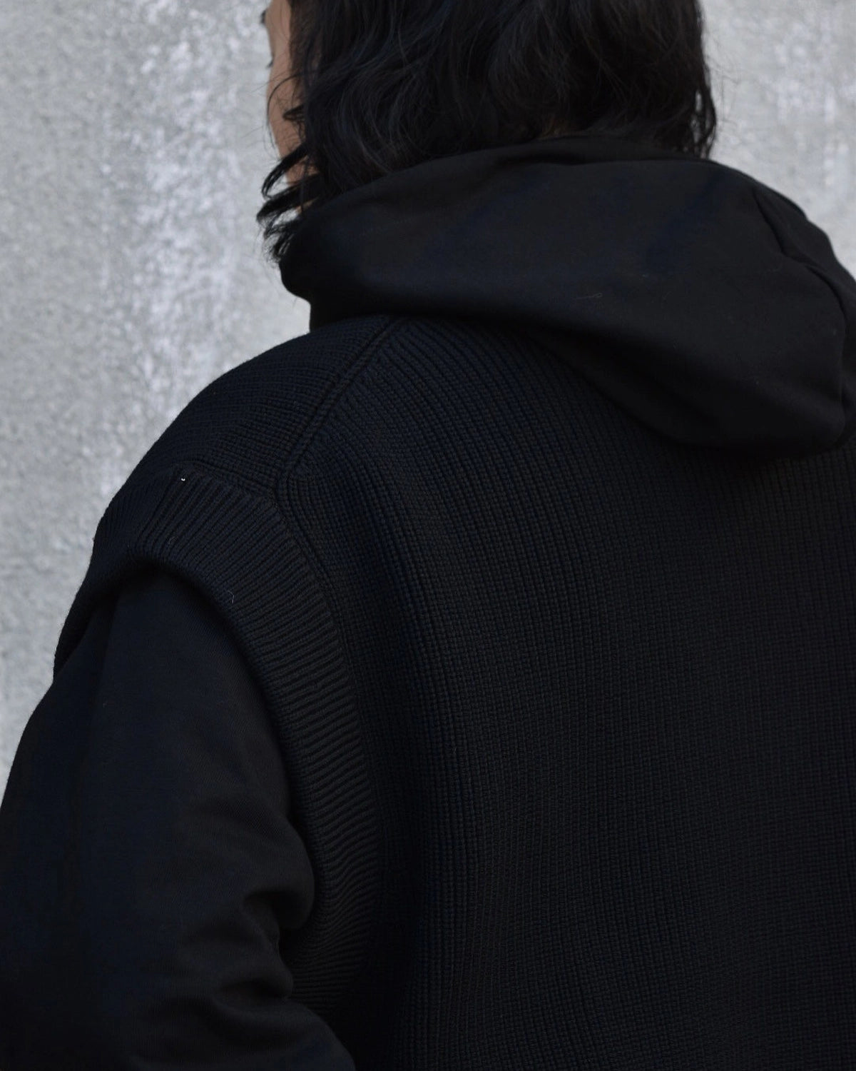 COOTIE PRODUCTIONS® / Rib Stitch Tilden Knit Vest (CTE-25A325)