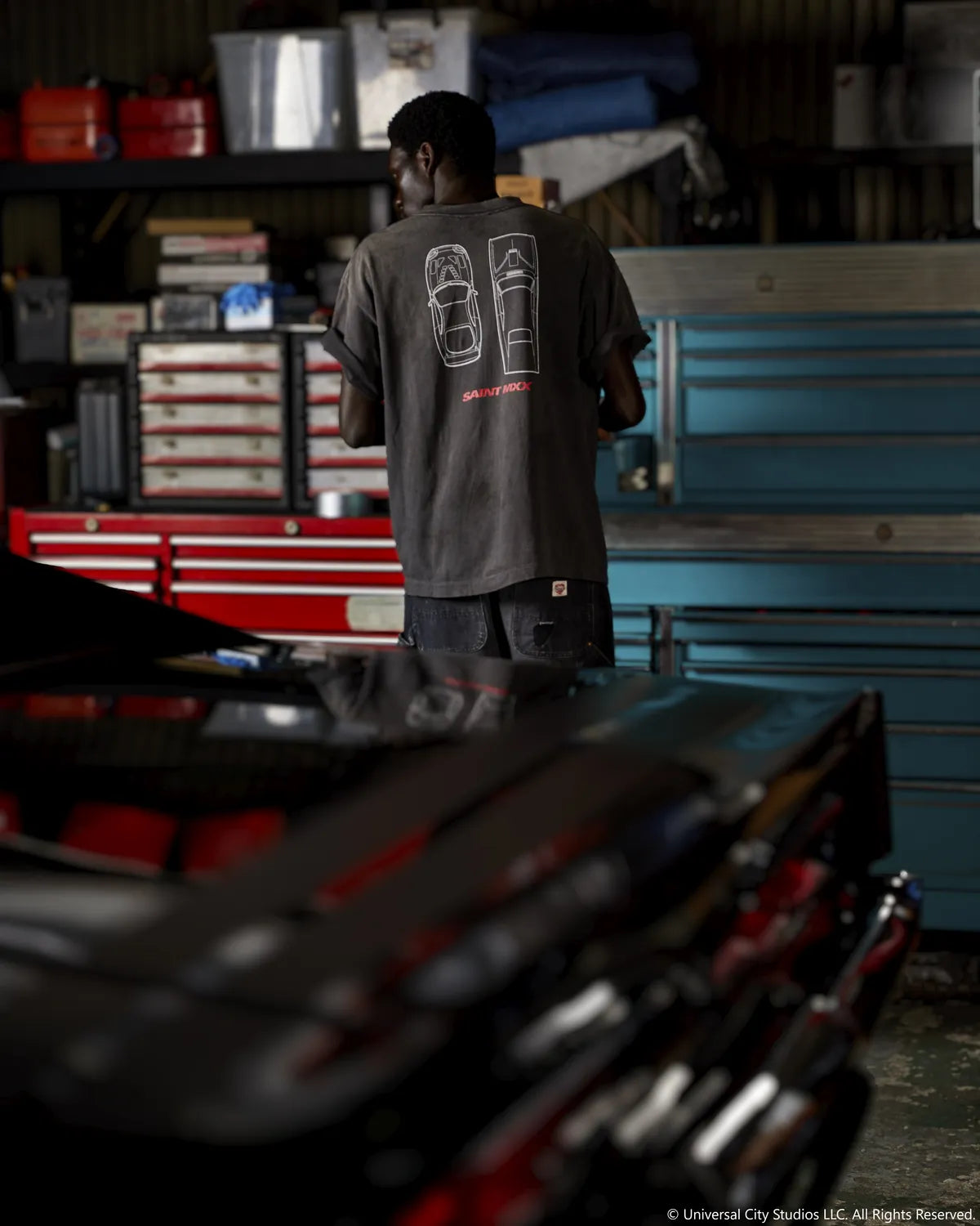 ©︎SAINT Mxxxxxx × FAST & FURIOUS / FF_SS T-SHIRT/FAST FURIOUS (SM-MK8-0000-C06)