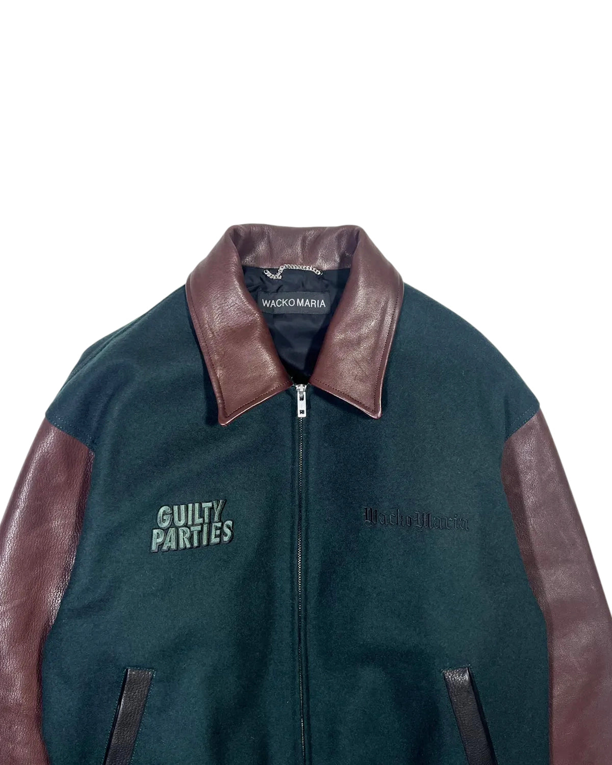 WACKO MARIA / LEATHER VARSITY JACKET -TYPE-1- (25FW-WMO-BL12)