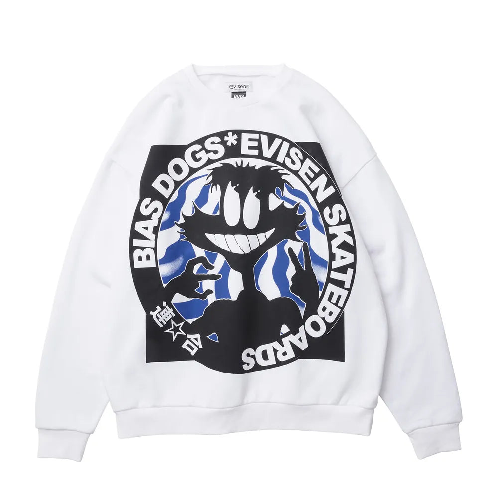 BIAS DOGSの× EVISEN BIAS DOGS  2HD CREW SWEAT