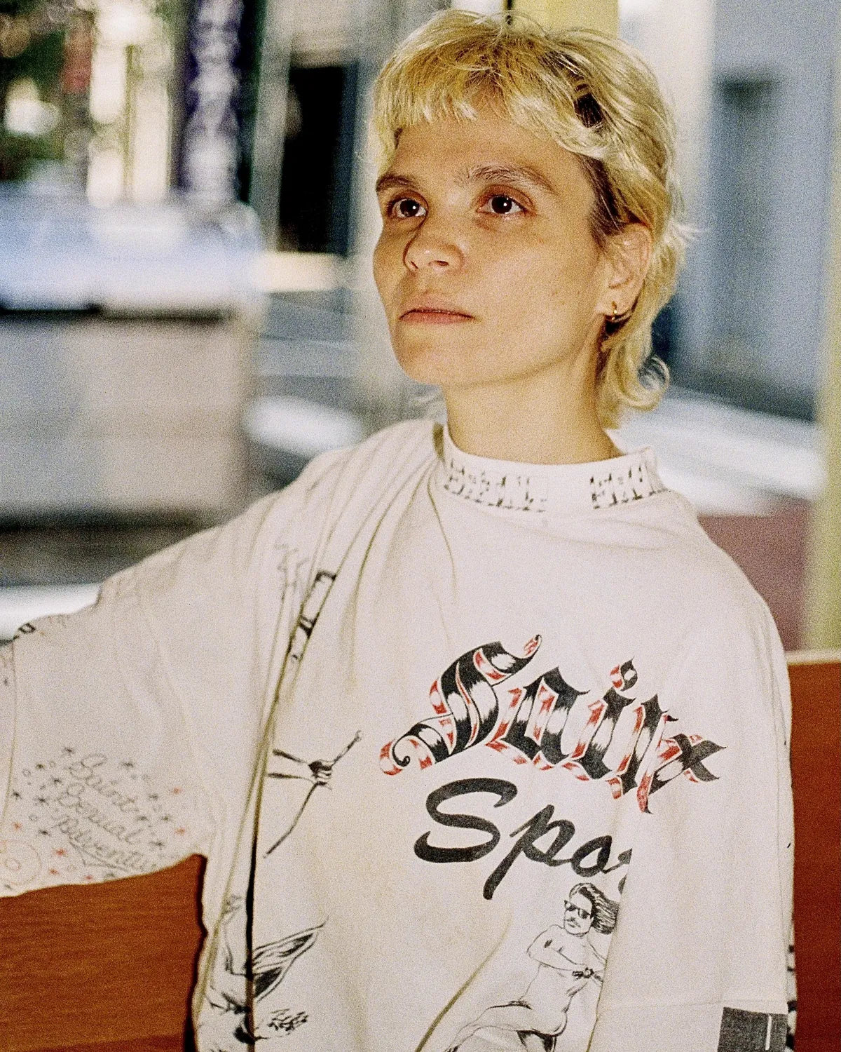 ©️SAINT Mxxxxxx × Alexis Ross / ALX_LS TEE / DRAWING (SM-HR1-0000-C30)