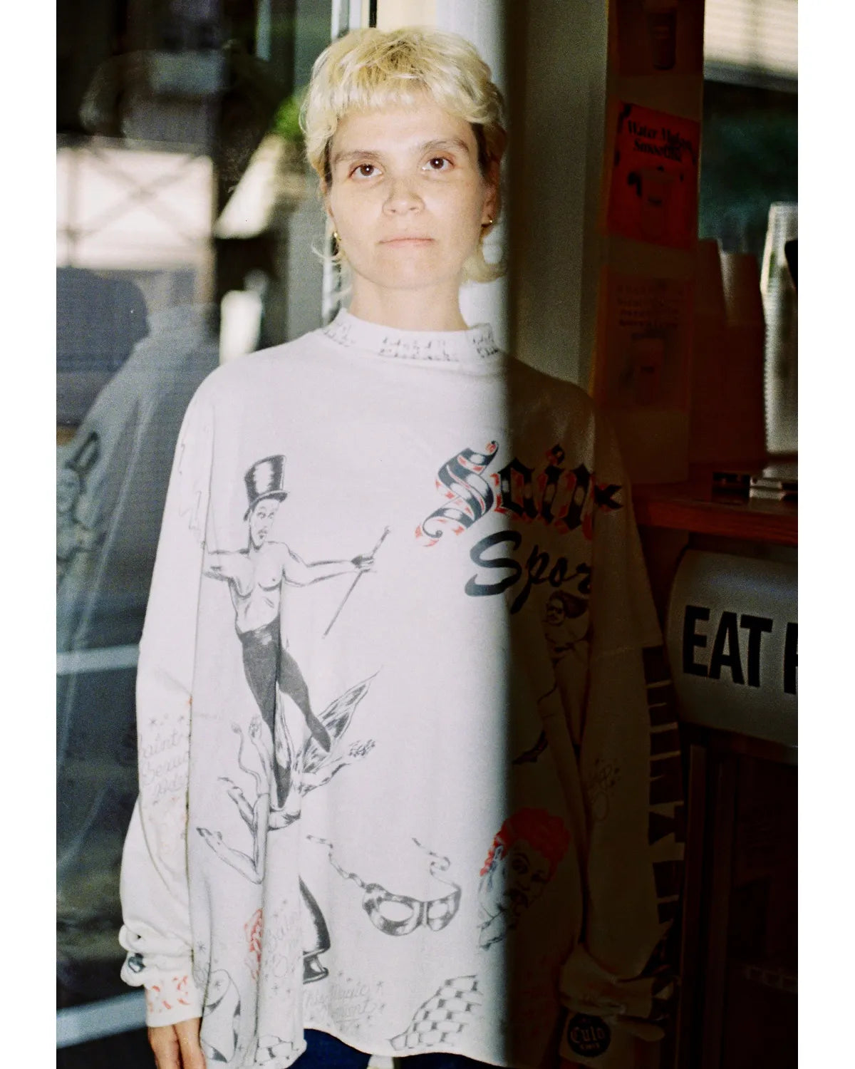 ©️SAINT Mxxxxxx × Alexis Ross / ALX_LS TEE / DRAWING (SM-HR1-0000-C30)