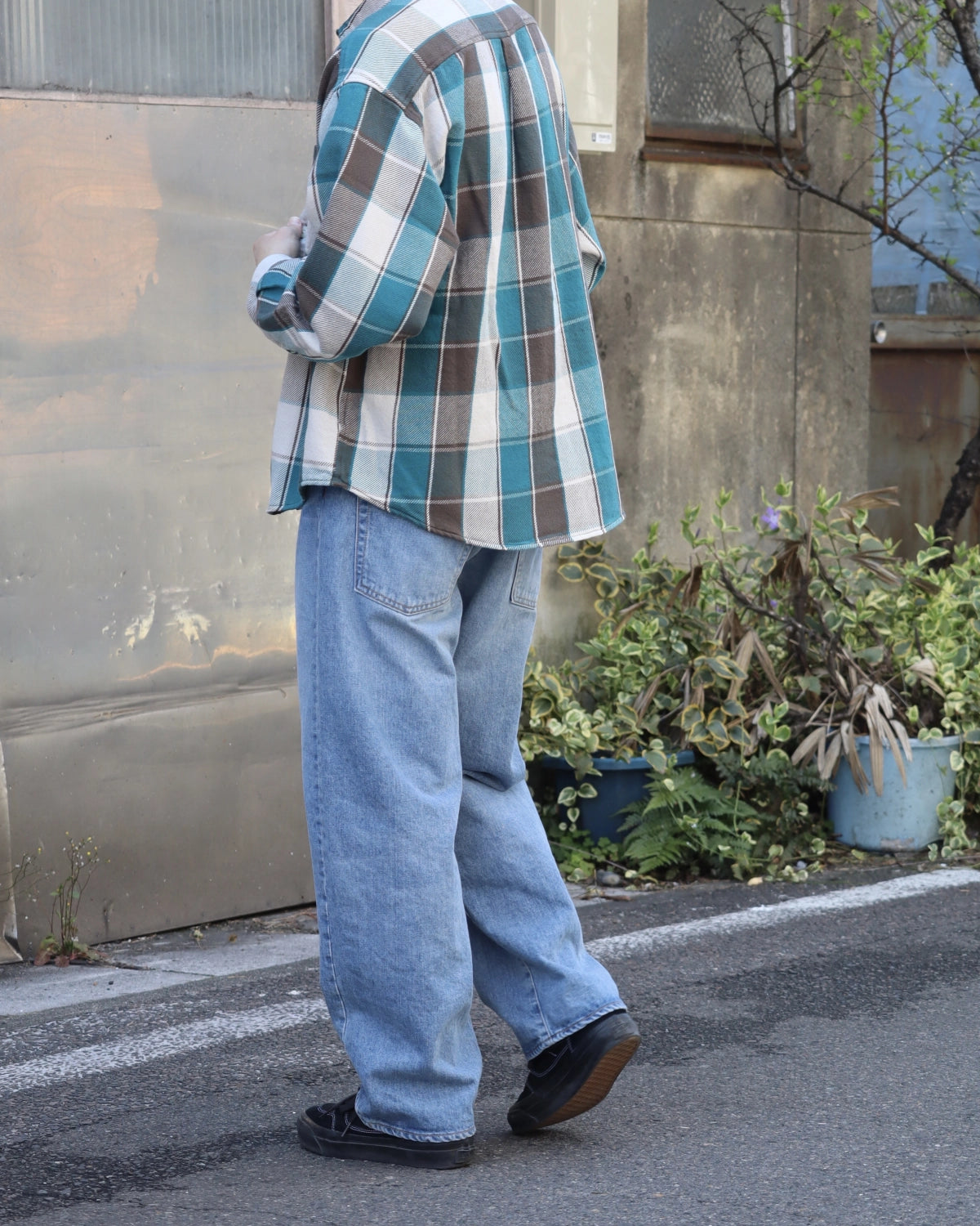 DESCENDANT / VANNING PLAID LS SHIRT (261TQDS-SHM03)