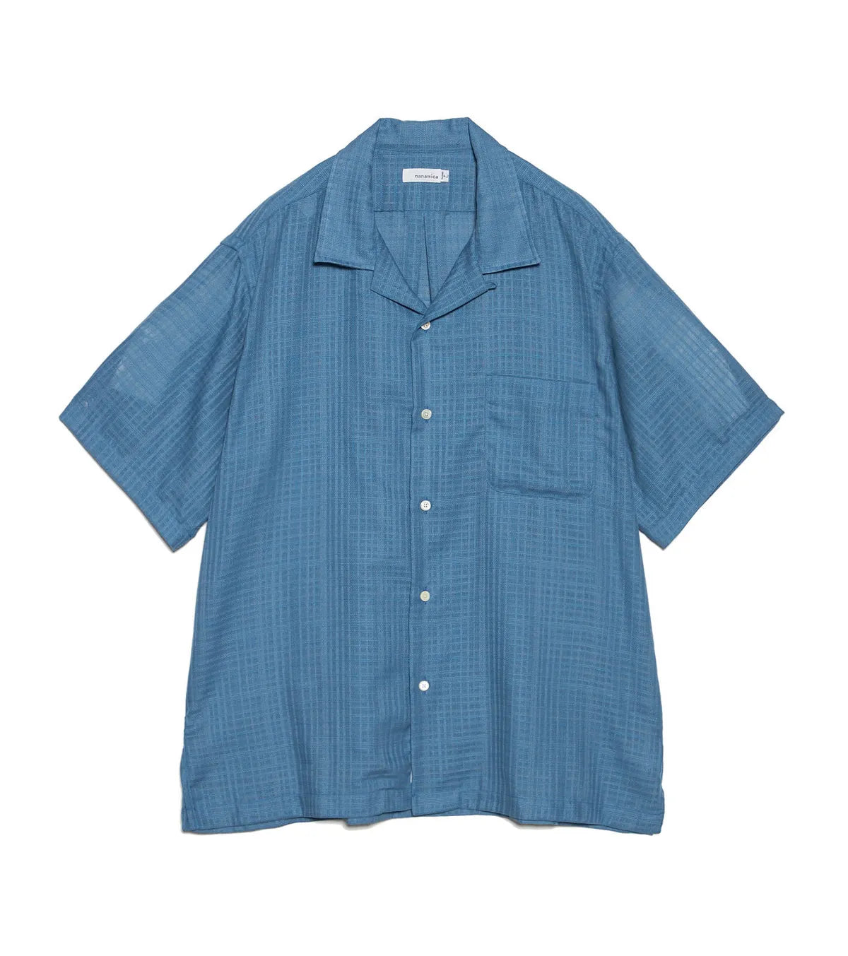 nanamica / Open Collar Panama S/S Shirt (S26SG066)