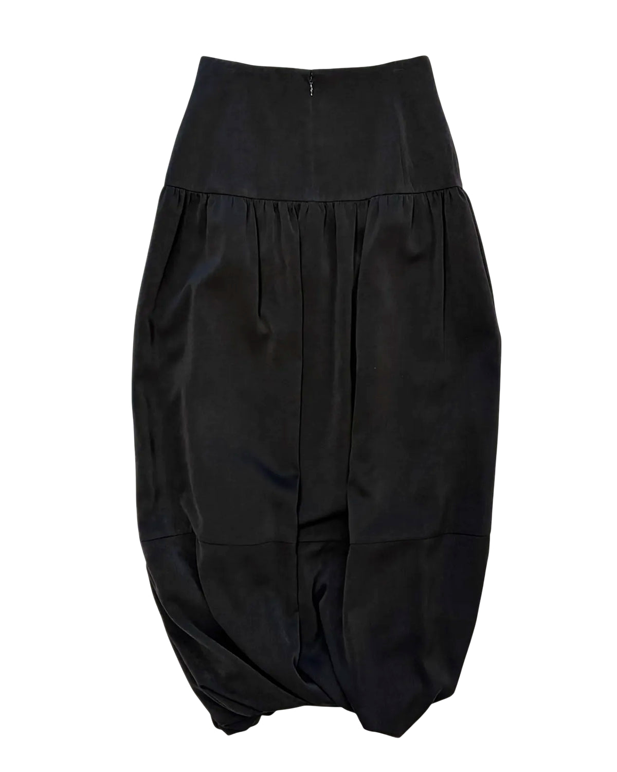 08sircus / Suede satin balloon skirt (S26AW-SK06)