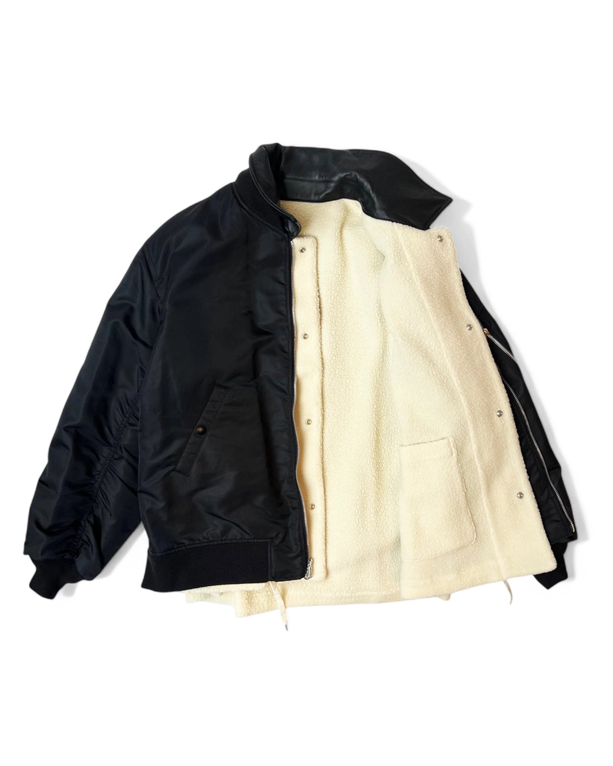 08sircus / MA-1 reversible×Boa (S25AW-OT01)