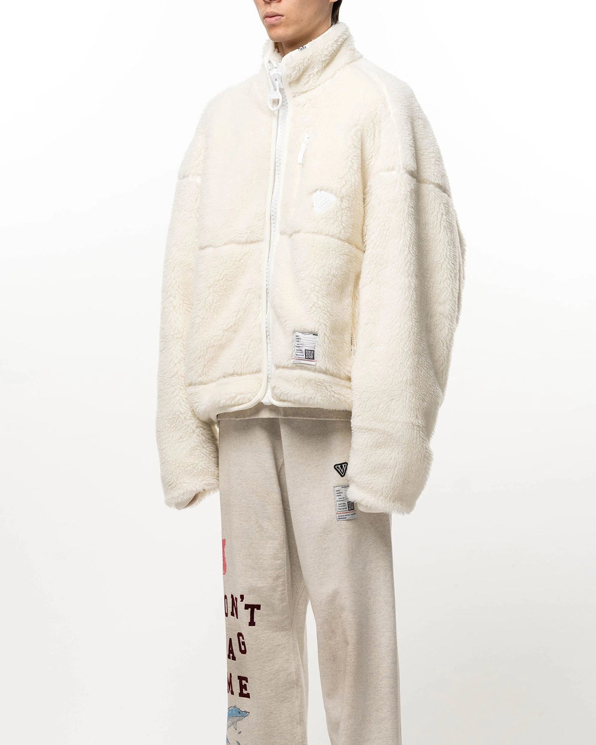 Maison MIHARA YASUHIRO / WIDE BACK BOA BLOUSON (J17BL751)