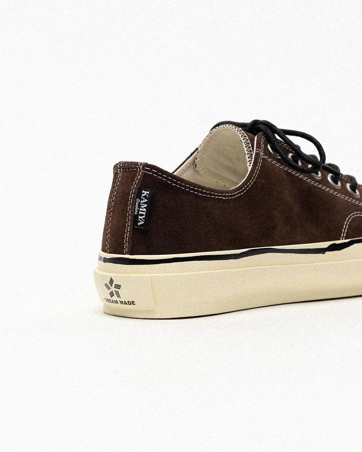 KAMIYA / "Joey"Suede Vulcanize Aged Sole Sneaker (G17FW702)