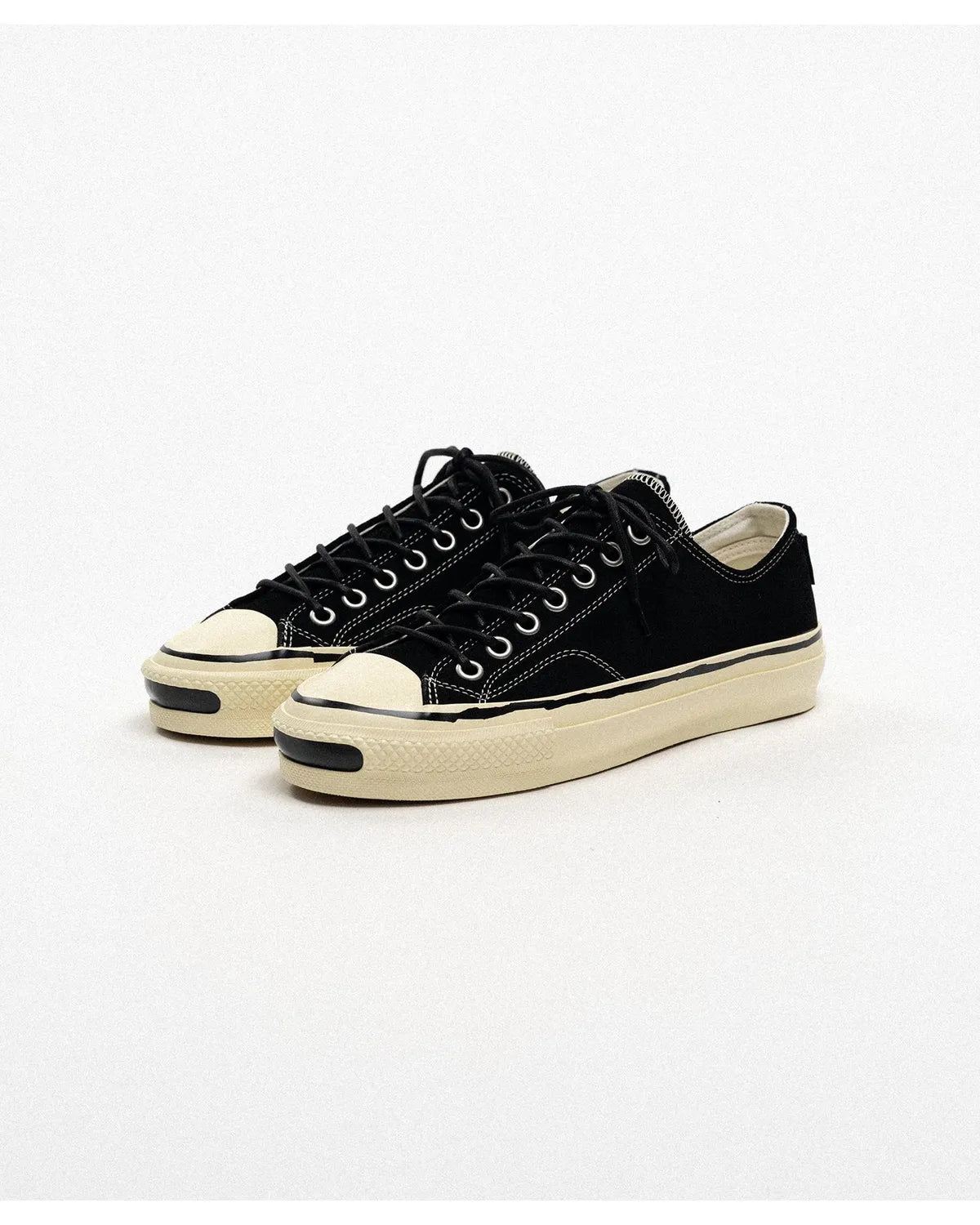 KAMIYA / "Joey"Suede Vulcanize Aged Sole Sneaker (G17FW702)