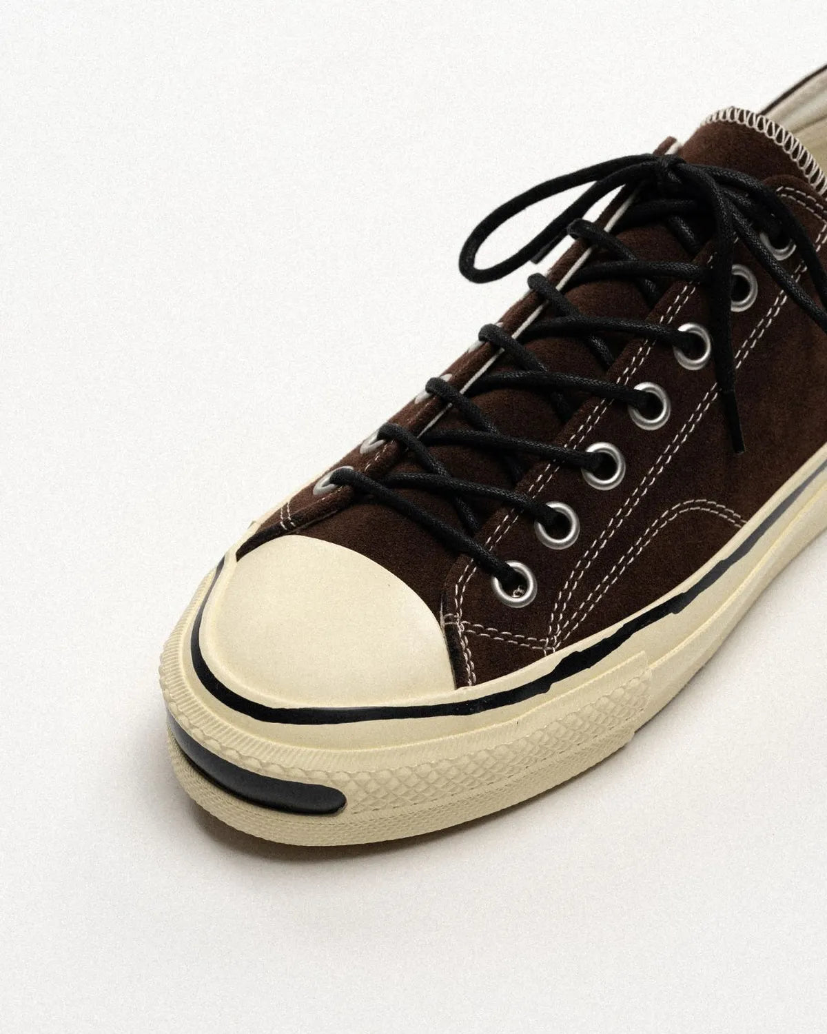 KAMIYA / "Joey"Suede Vulcanize Aged Sole Sneaker (G17FW702)