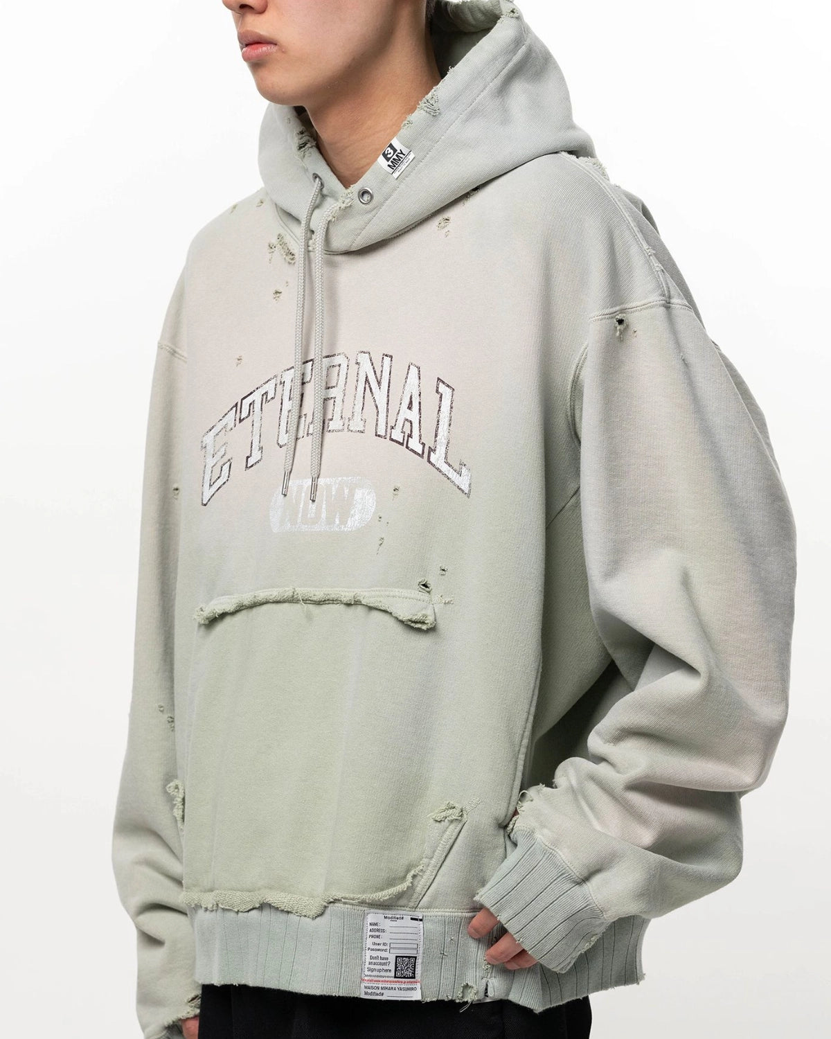 Maison MIHARA YASUHIRO / Sun Faded Like Hoodie (J17HD722)