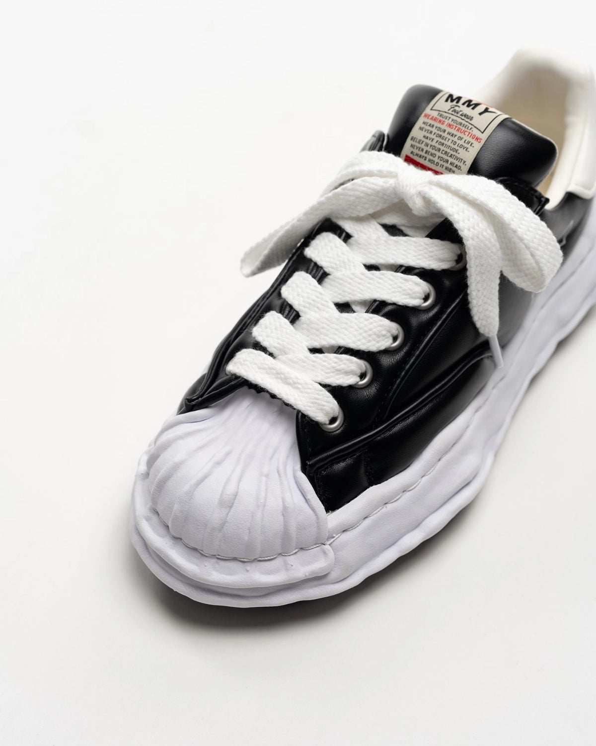 Maison MIHARA YASUHIRO / "BLAKEY" OG Sole Padded PU Low-top Sneakers (A17FW732)