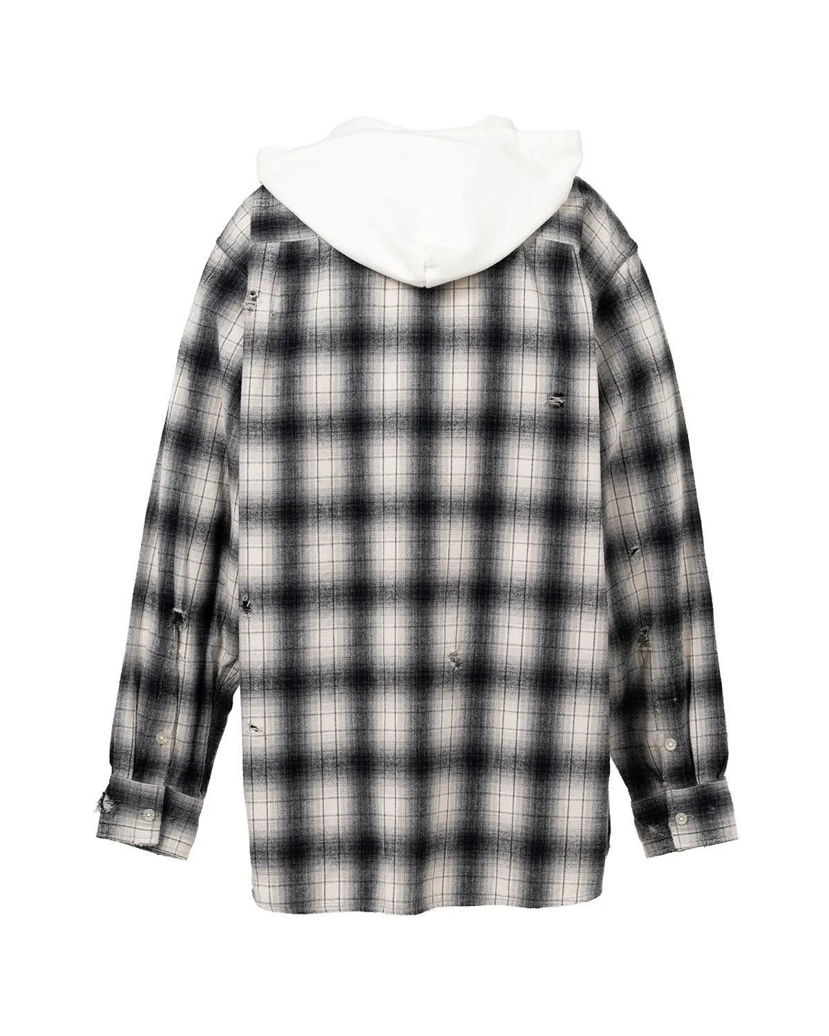KAMIYA / Hooded Check Shirt (G15SH055)