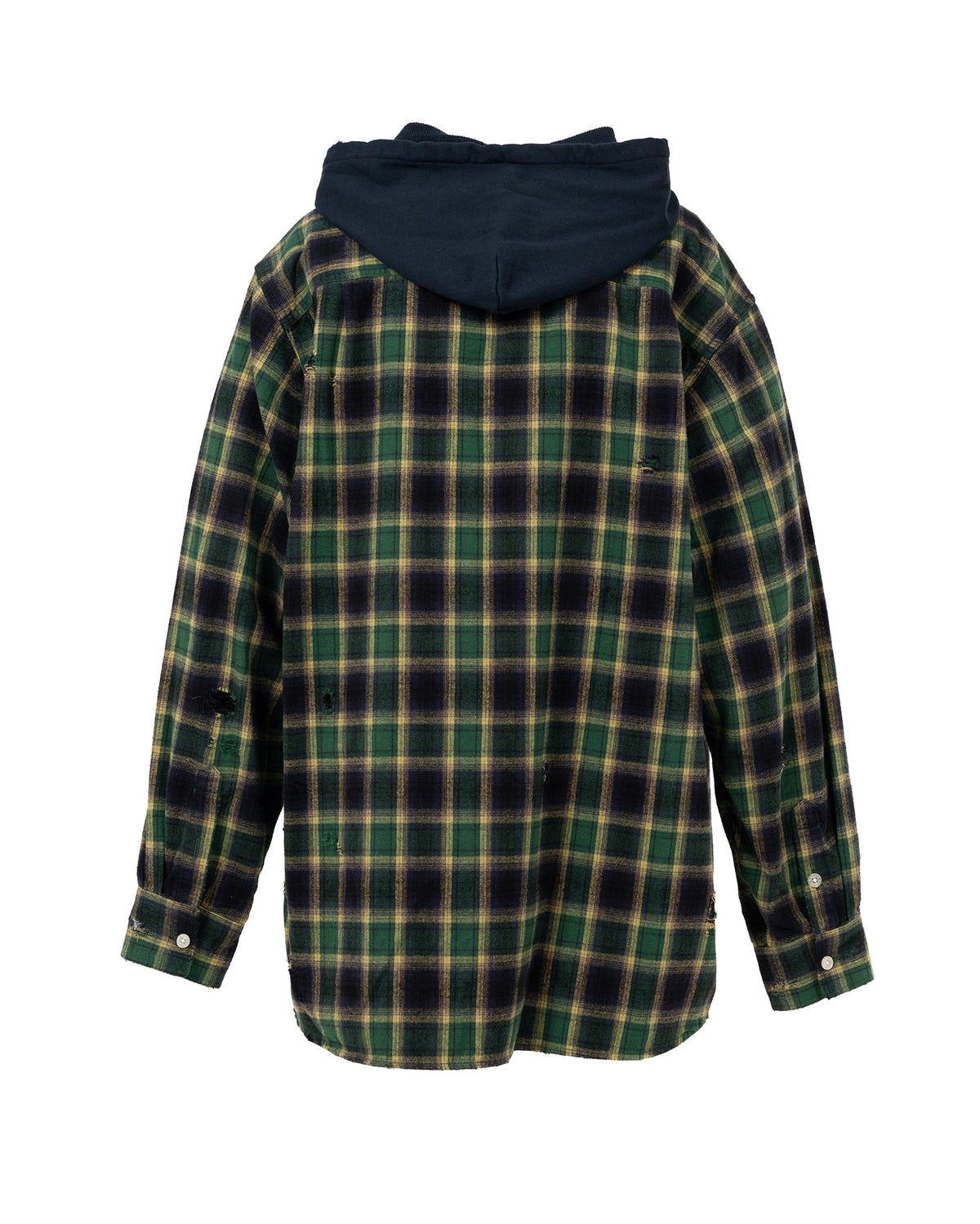 KAMIYA / Hooded Check Shirt (G15SH055)