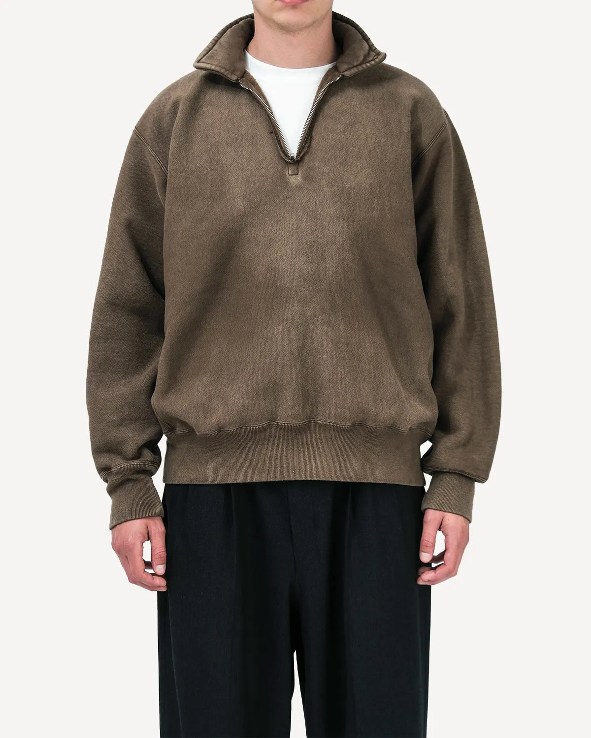 A.PRESSE / Vintage Half Zip Sweatshirt (26SAP-05-12)