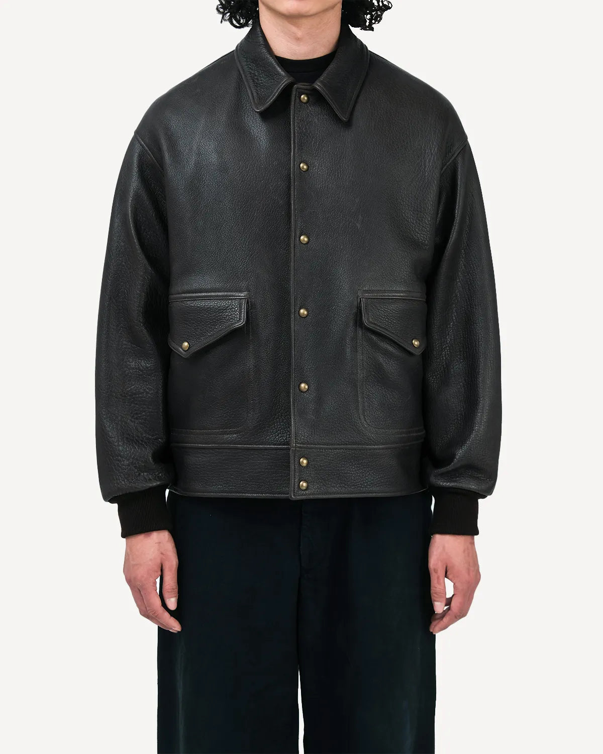 A.PRESSE / Leather A-1 Flight Jacket (26SAP-01-48)