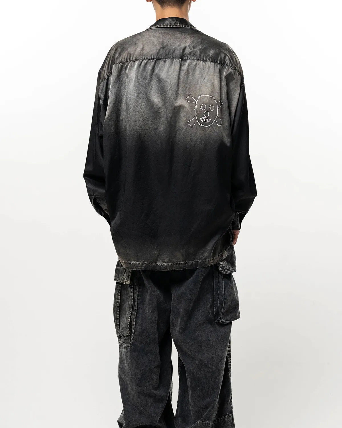 Maison MIHARA YASUHIRO / BLEECHED SATIN SHIRT (J17SH183)