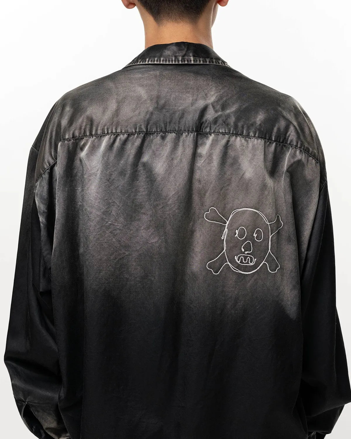 Maison MIHARA YASUHIRO / BLEECHED SATIN SHIRT (J17SH183)