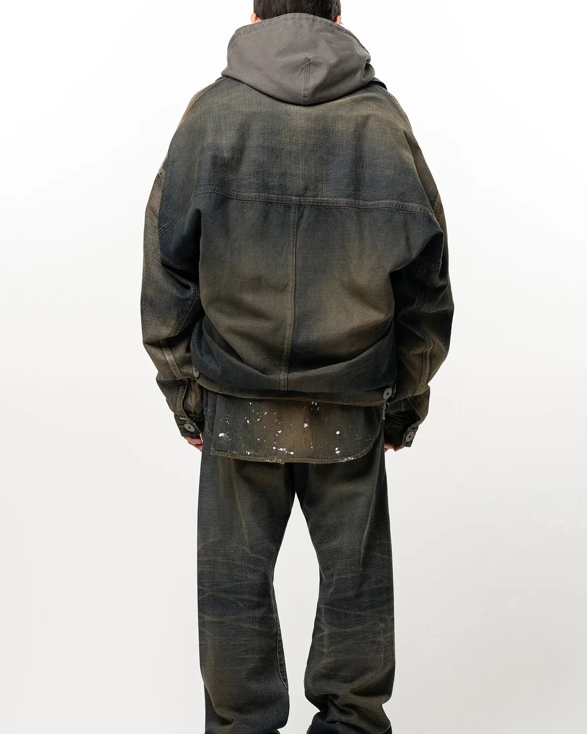 Maison MIHARA YASUHIRO / Shifted Layer Denim Jacket (A17BL023)