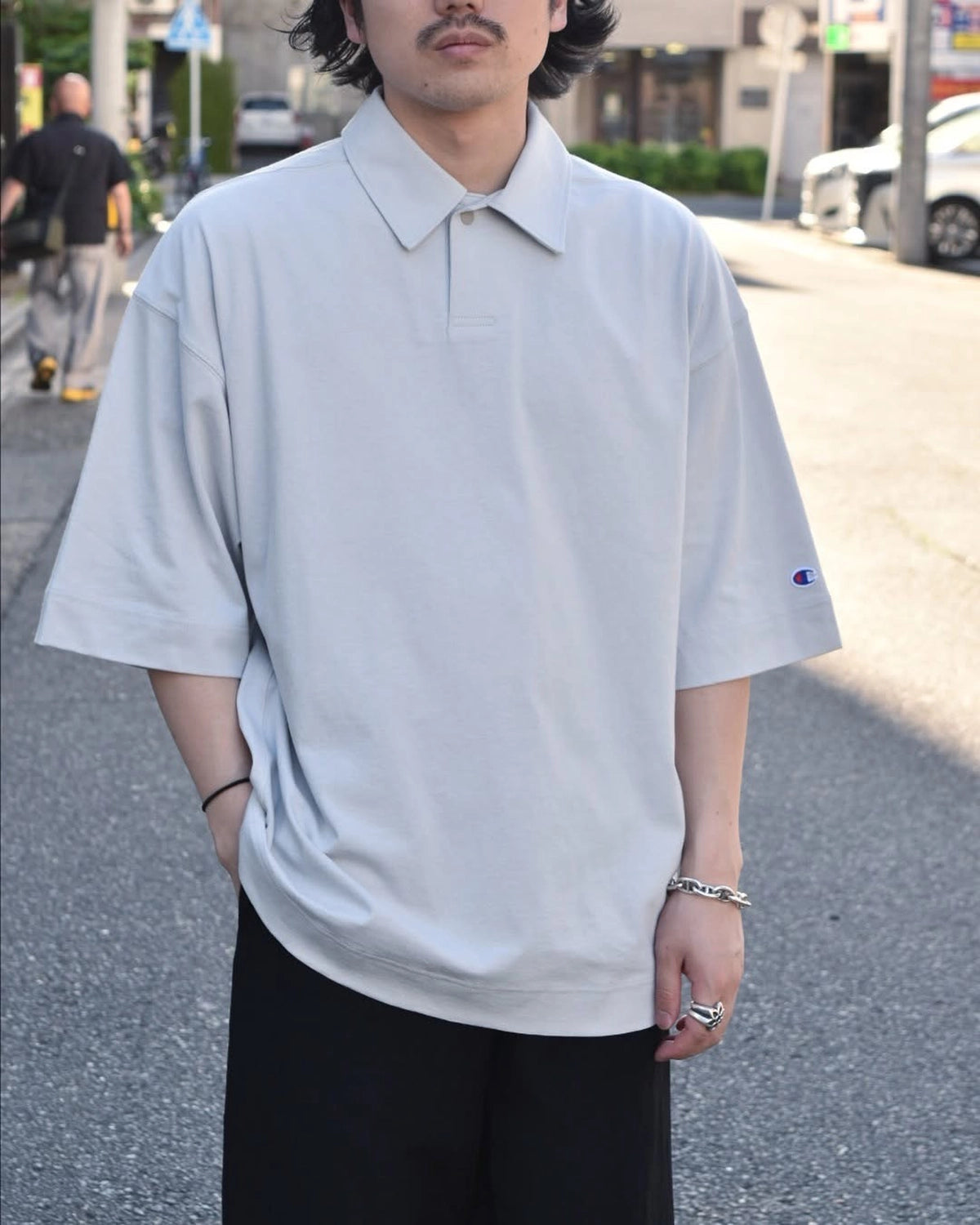 N.HOOLYWOOD COMPILE × Champion / POLO SHIRT (C8-B358)