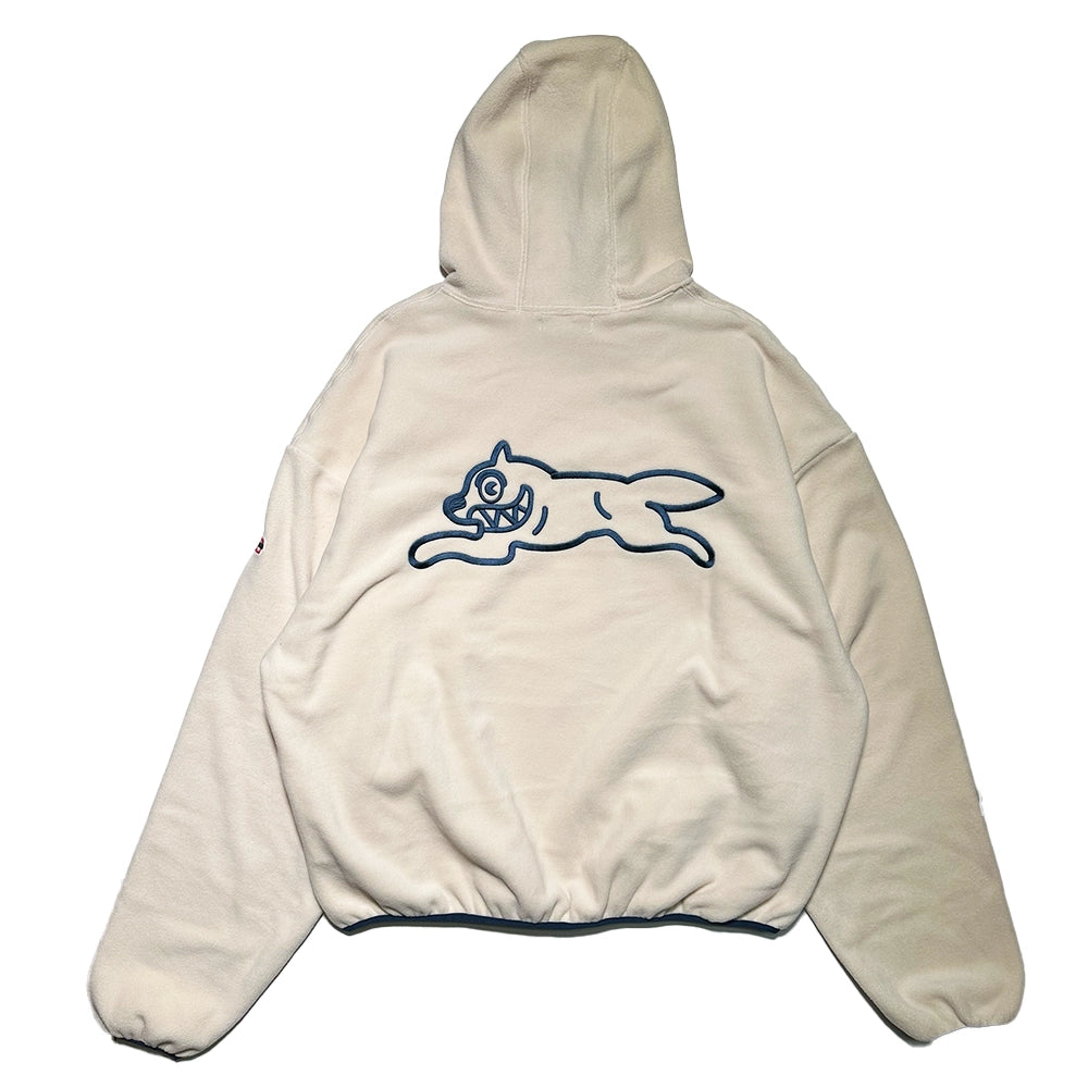 BILLIONAIRE BOYS CLUB / ICECREAM / EMBROIDERED LOGO PIPING FLEECE HOODIE
