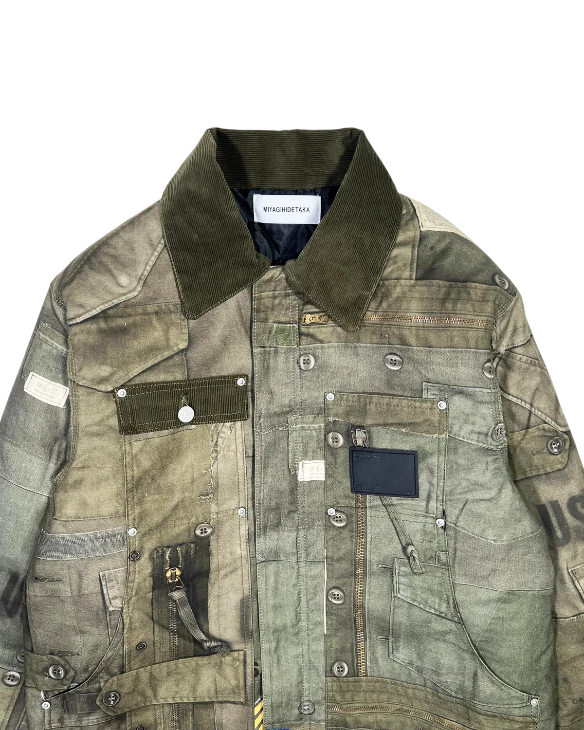 MIYAGIHIDETAKA -Rafu-  / Quilted Work Jacket (MH028)