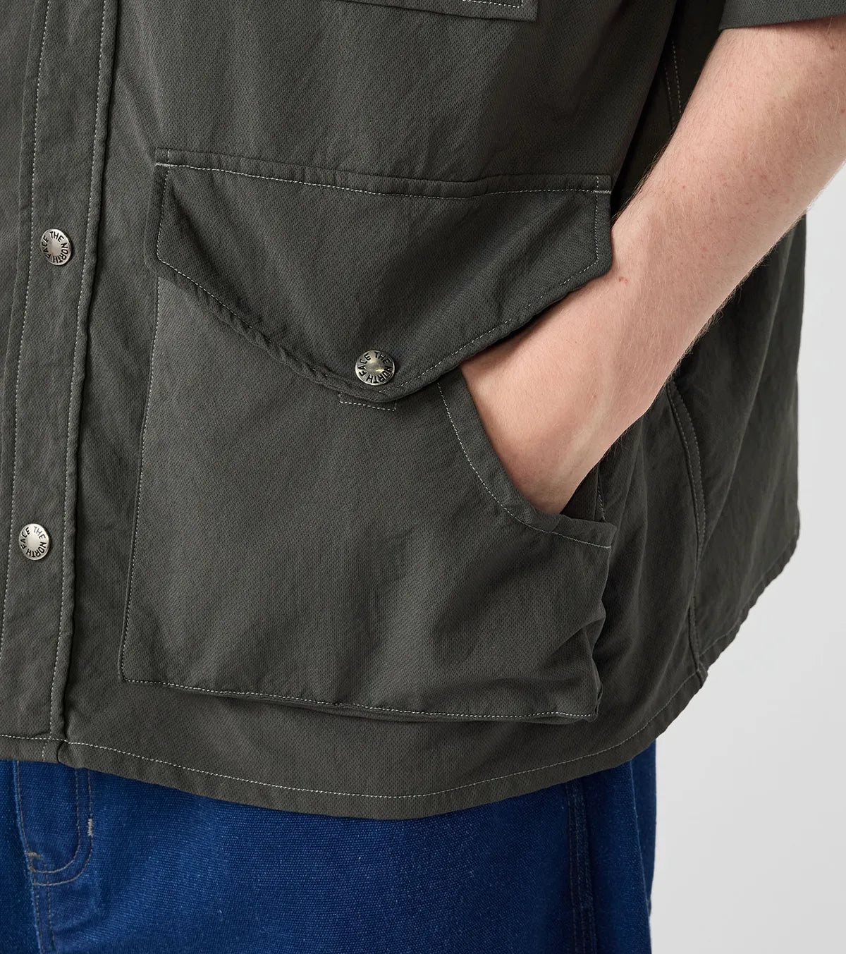 THE NORTH FACE PURPLE LABEL / Garment Dyed ALPHADRY Field S/S Shirt (N26SA032)