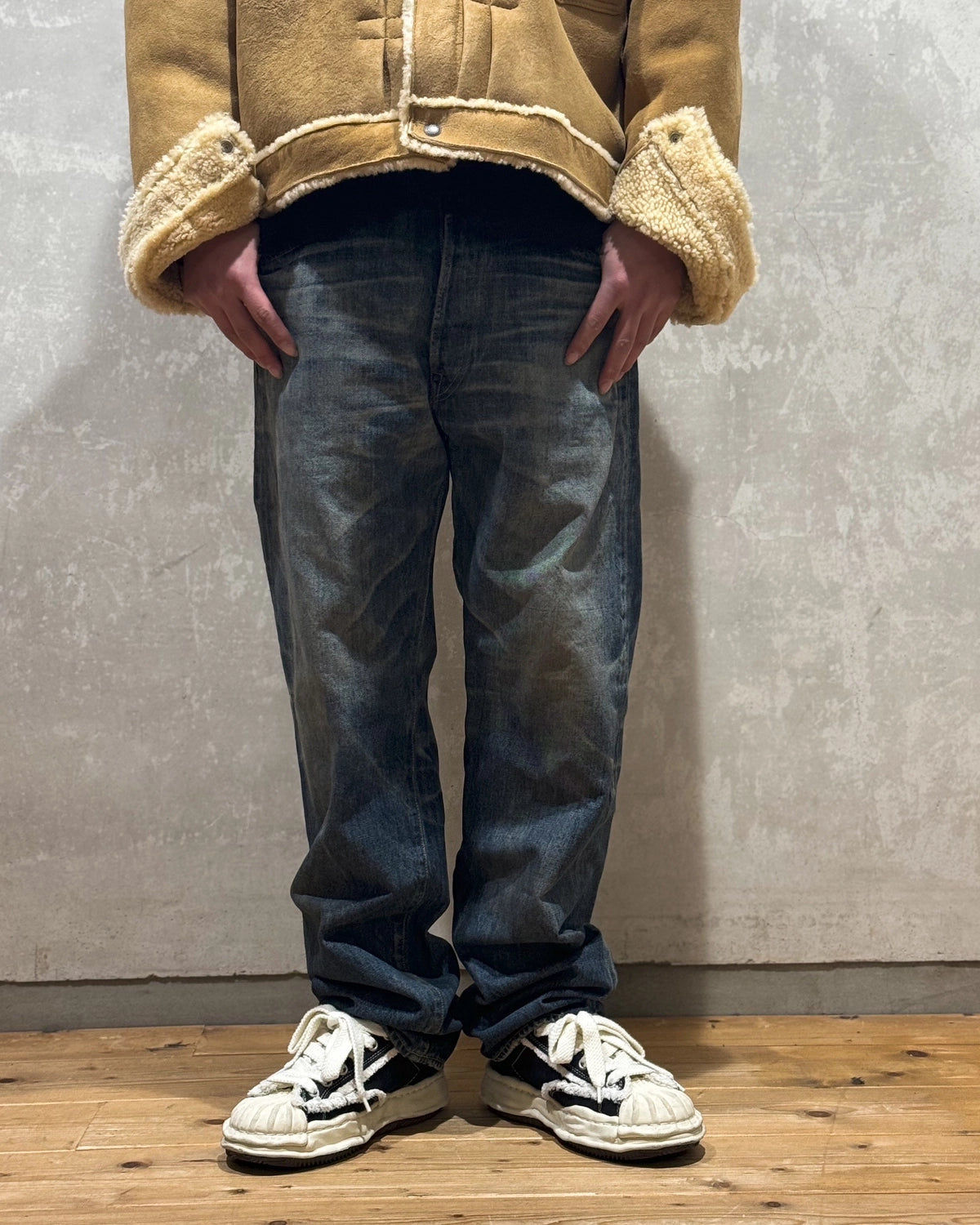 ©︎SAINT Mxxxxxx × BerBerJin / BB_DENIM PNT / 5PKTS DAMAGE (SM-HR1-0000-C60)