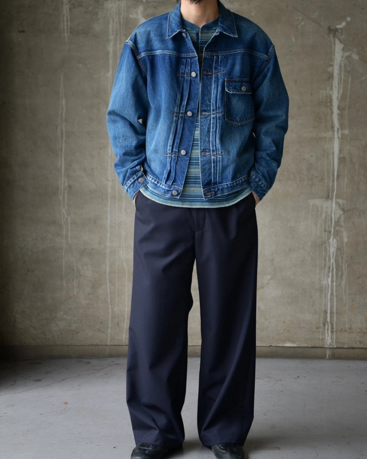 CIOTA / シングルポケットデニム JACKET (JKLM-301-NIMDBL-D)