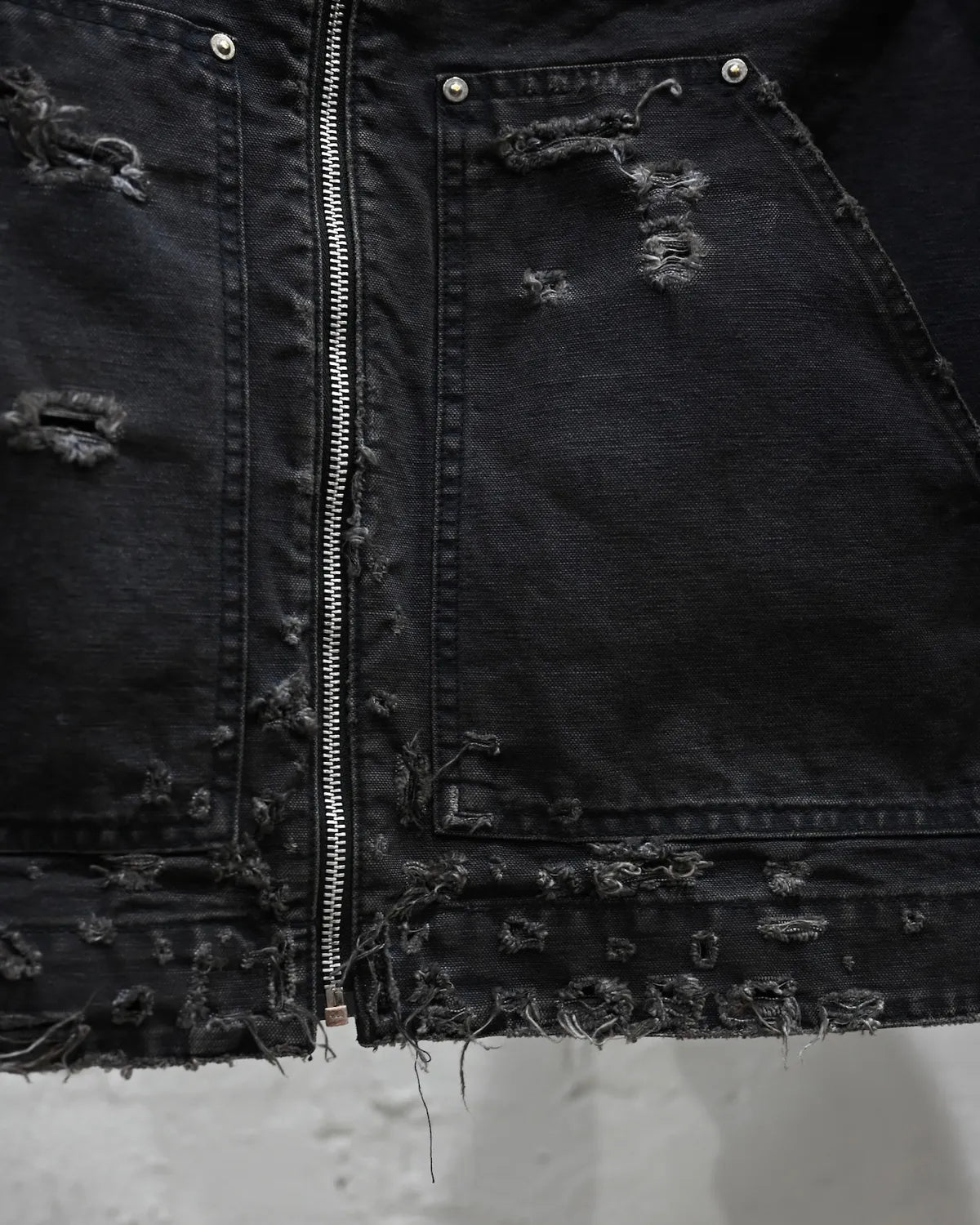 MIYAGIHIDETAKA -Rafu- / Distressed Work Jacket (MH045)