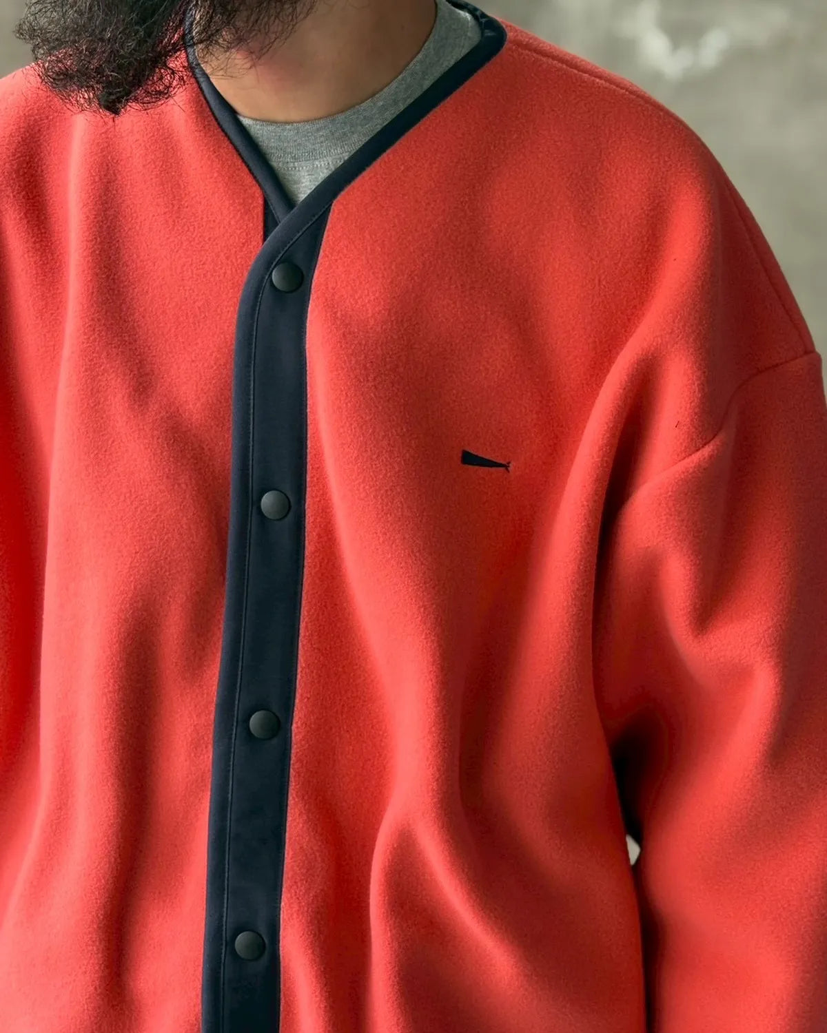 DESCENDANT / KNOT FLEECE CARDIGAN (252ATDS-CSM29)